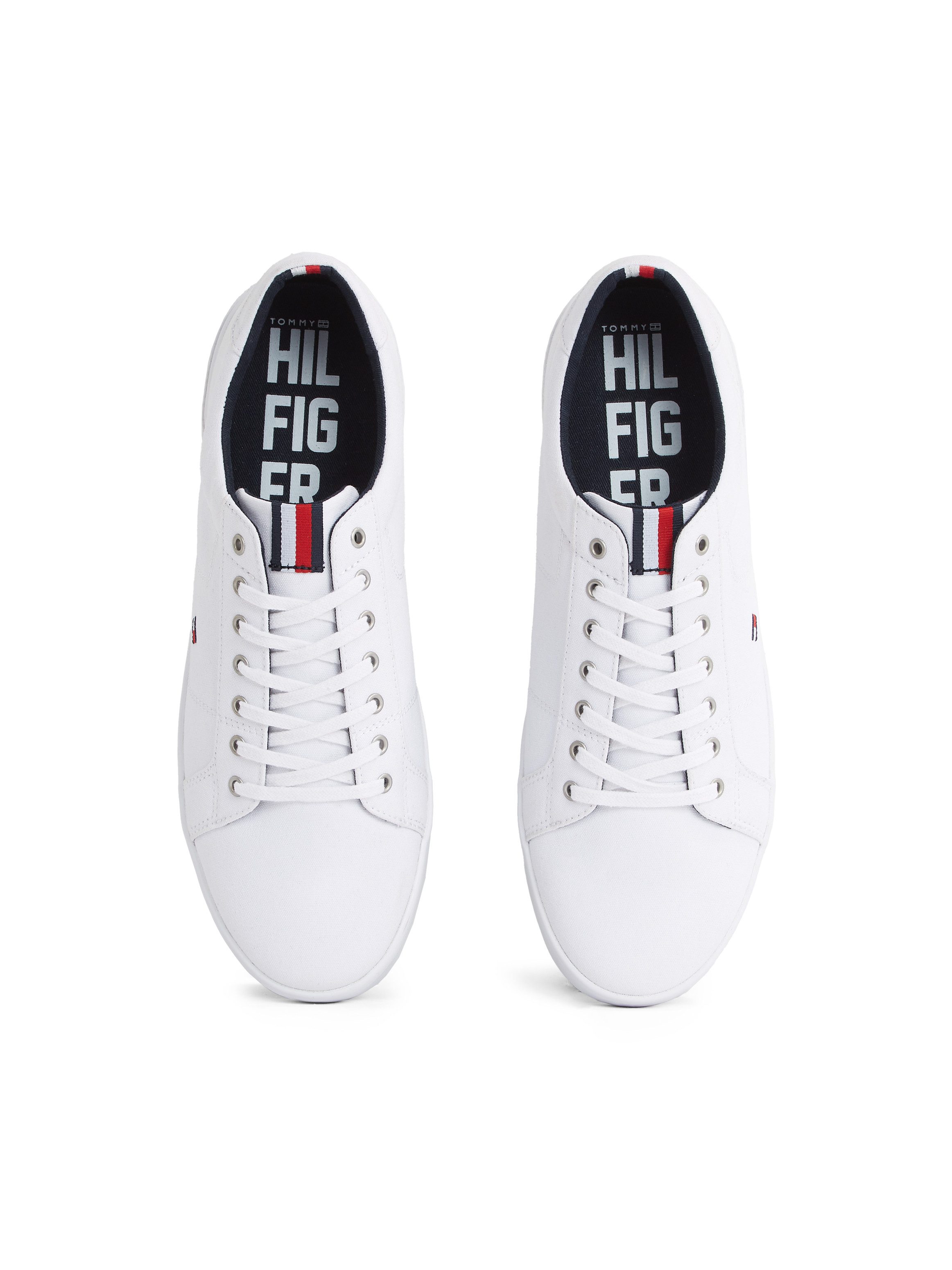 Tommy Hilfiger Sneakers ICONIC LONG LACE SNEAKER , vrijetijdsschoen, lage schoen, veterschoen met gevoerde schacht