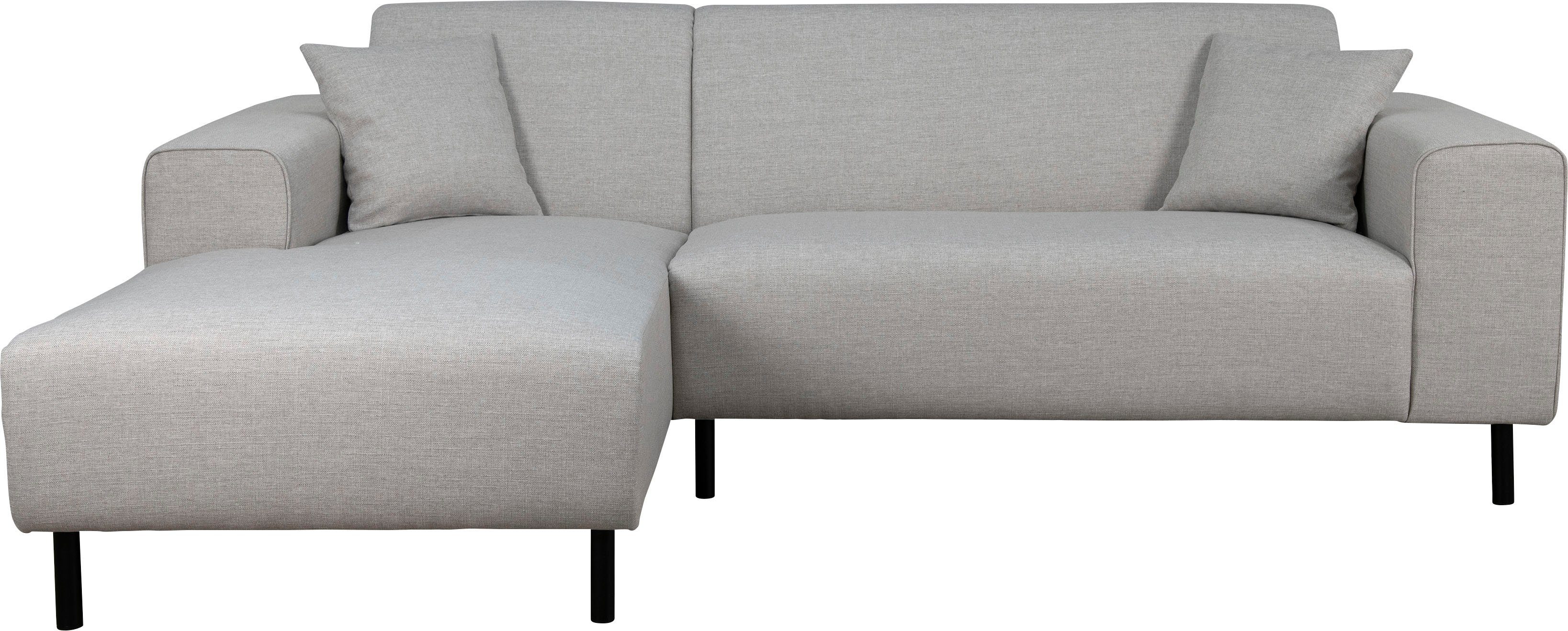 Home affaire Hoekbank ARROS L-vorm met golfondersteuning, afmetingen B/D/H: 235/163/81 cm incl. sierkussens, met recamiere rechts/links bestelbaar, ook in cord