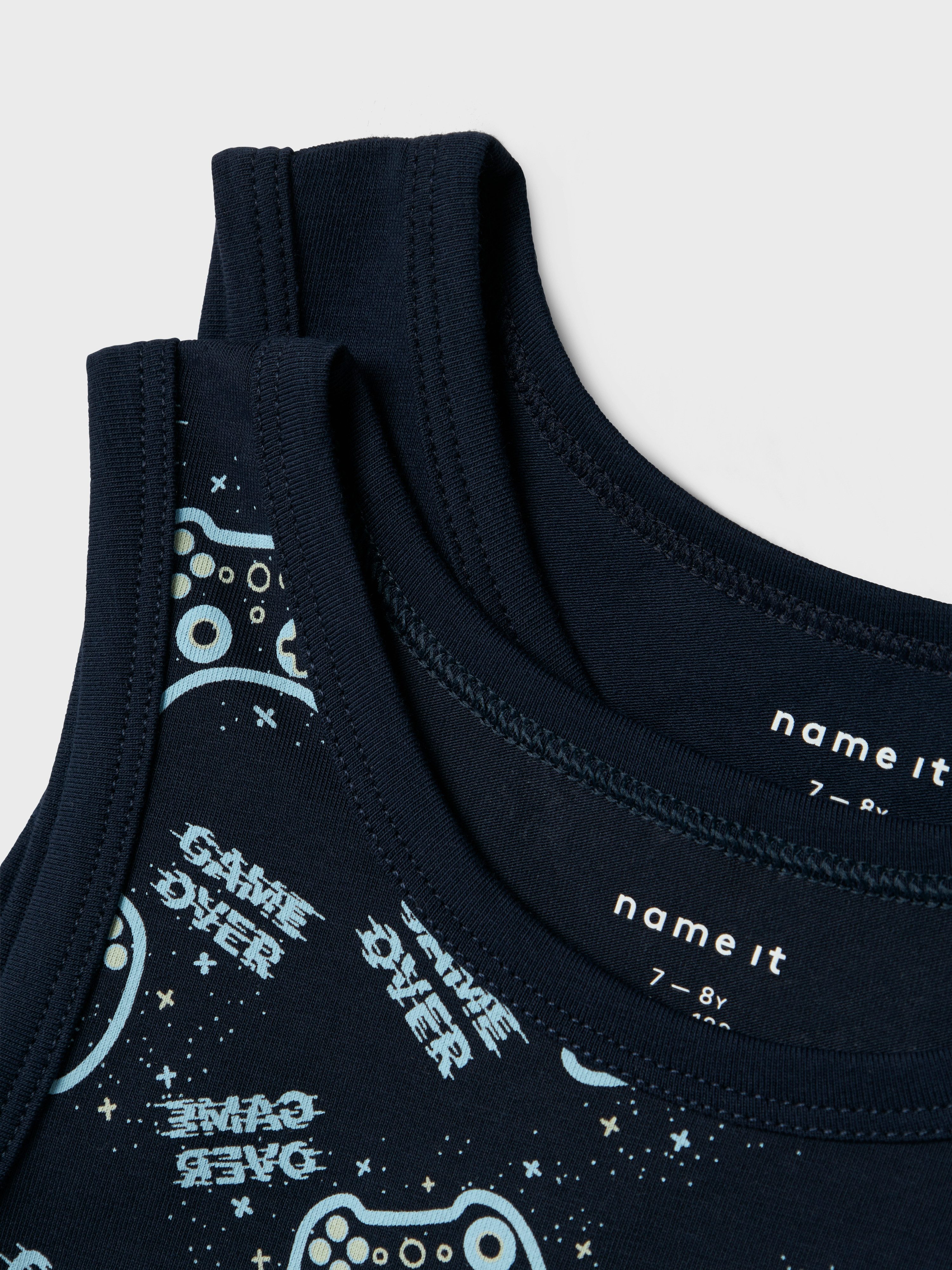 Name It Hemd NKMTANK TOP 2P SAPPHIRE GAME NOOS (set, 2 stuks)