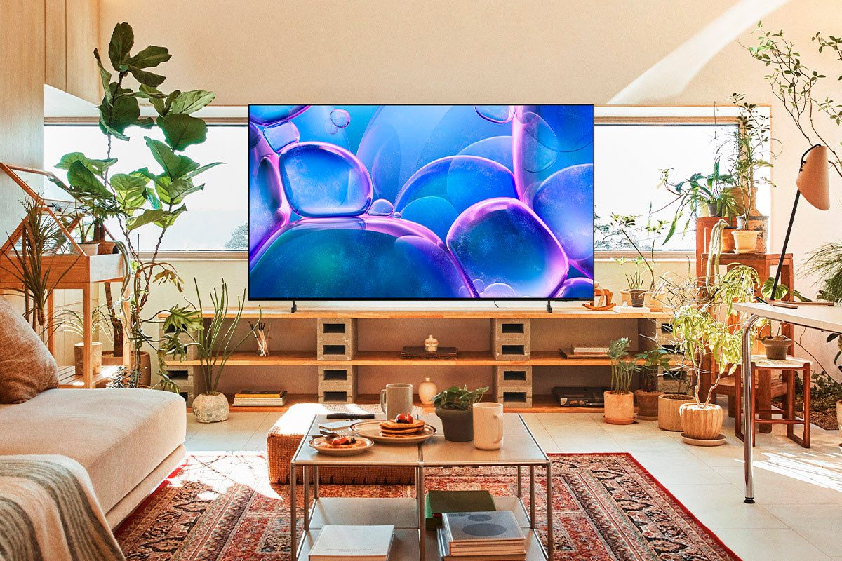 Samsung Led-TV GU85U7099FU LED-televisie, 214 cm / 85", 4K Ultra HD, Smart TV, Crystal UHD, Q-Symphony, Dolby Surround Sound, triple tuner, Smart-Hub