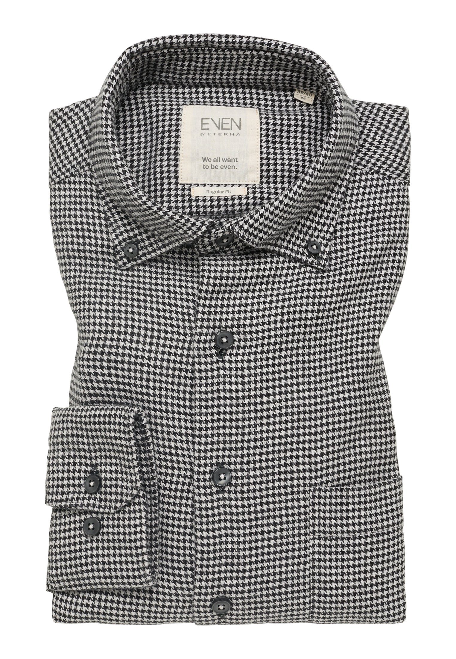 Eterna Overhemd met lange mouwen Regular fit