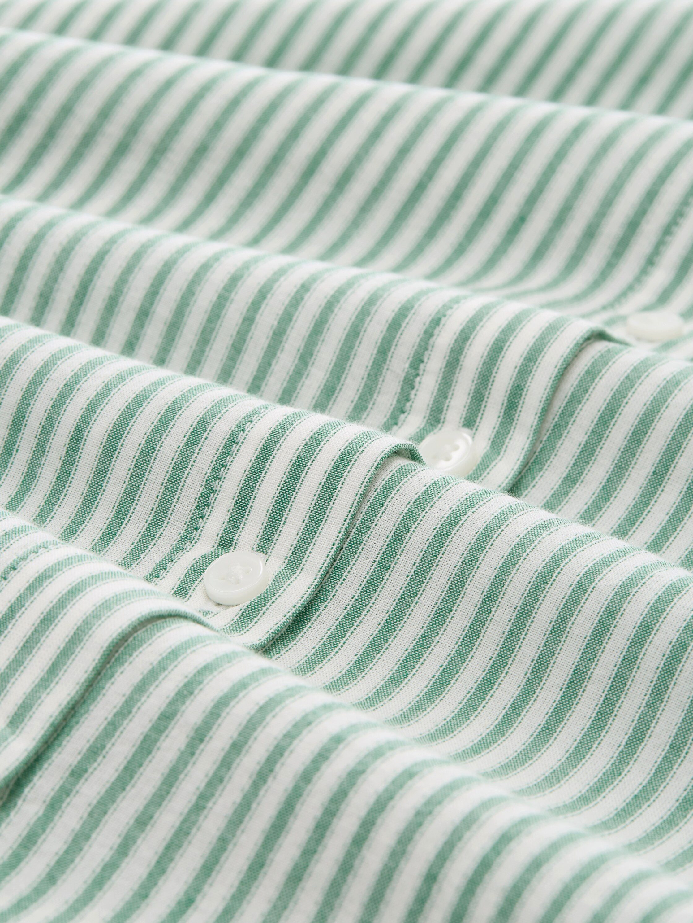 Tom Tailor Denim Blouse met korte mouwen met streepdesign