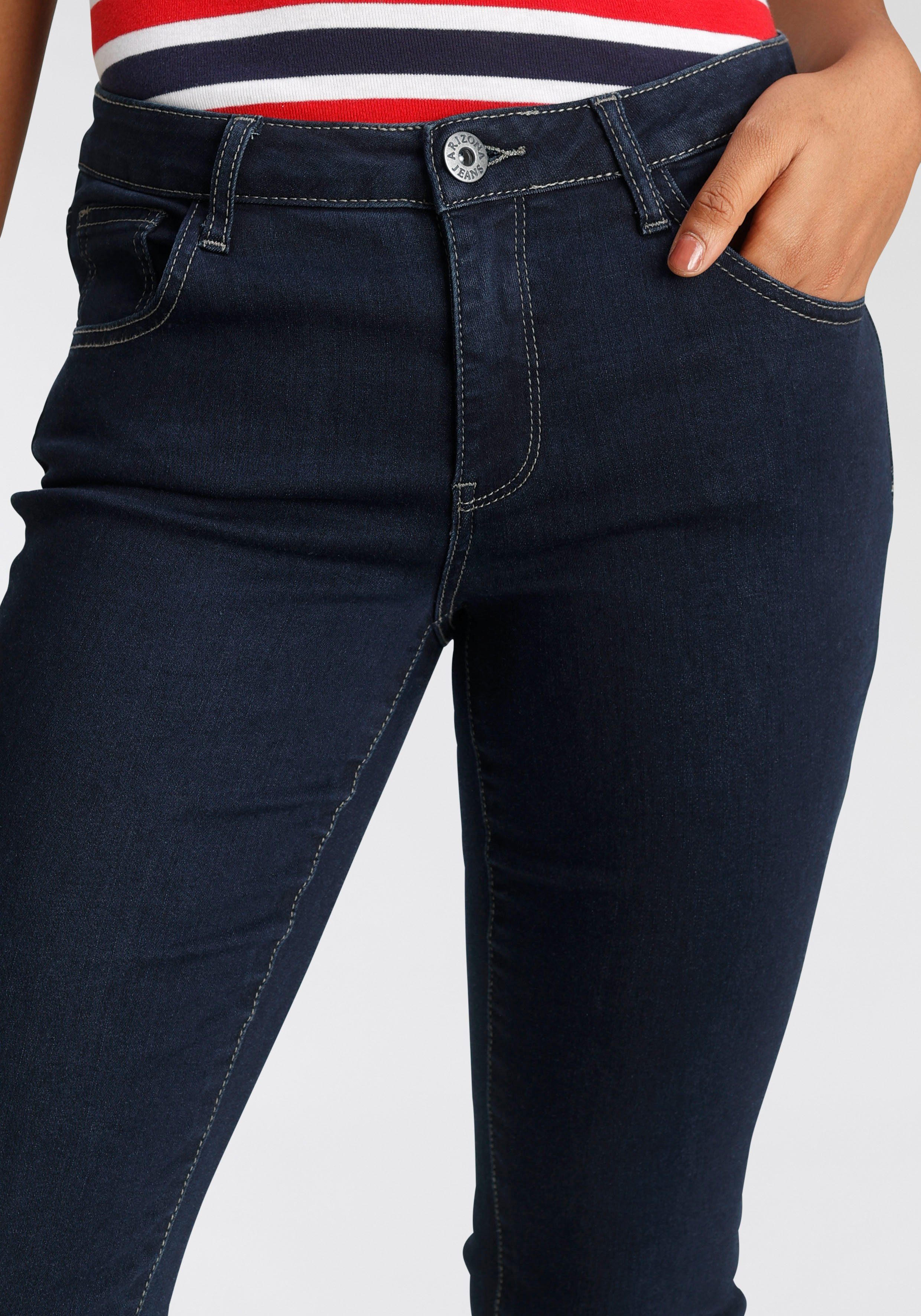 Arizona Skinny fit jeans Ultra Stretch extra-strakke been verloop, normale taille, met steekzakken