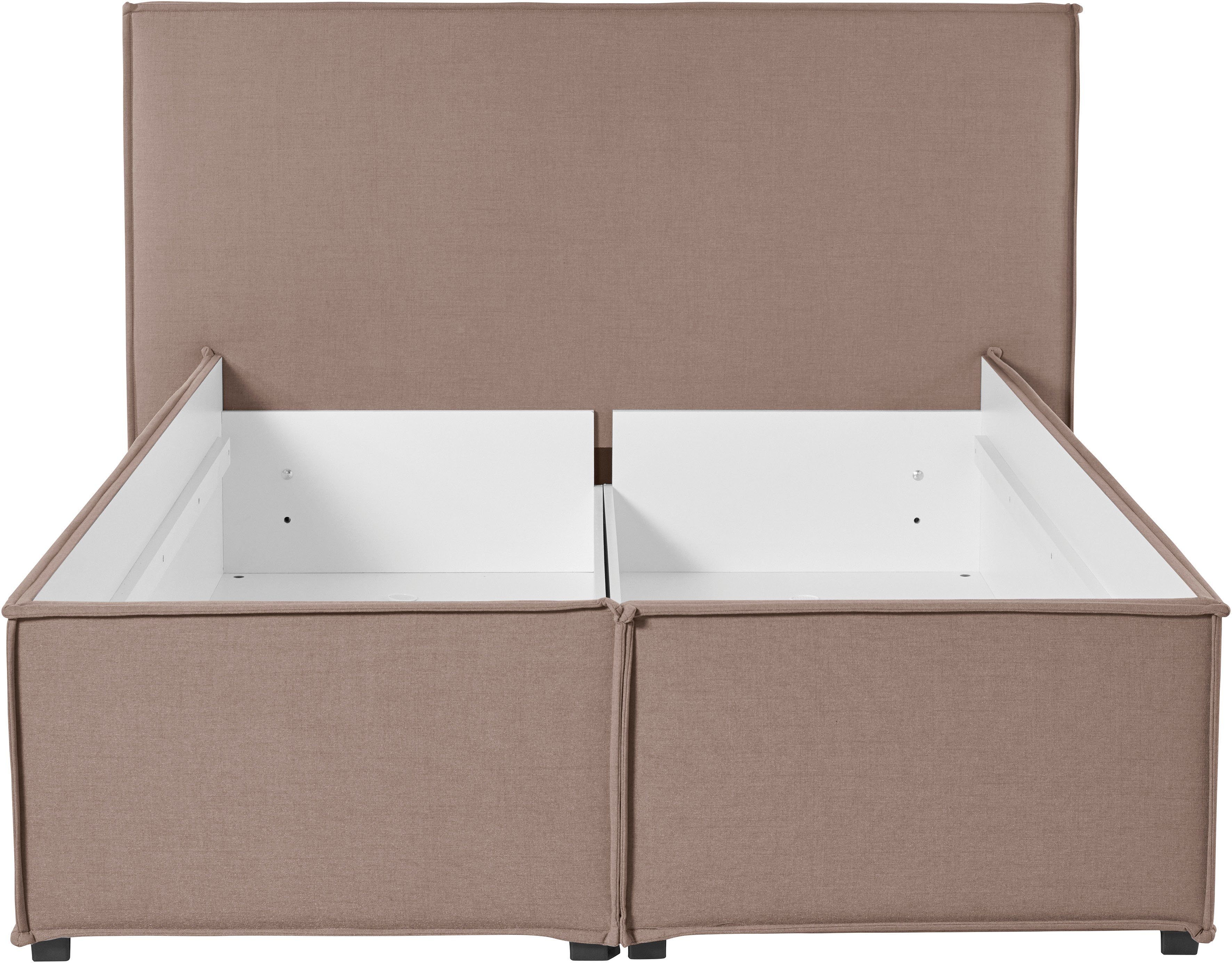 LeGer Home by Lena Gercke Gestoffeerd bed Isaline naar keuze zonder matras of met 3 matrassoorten, hoofdbordhoogte 107 cm