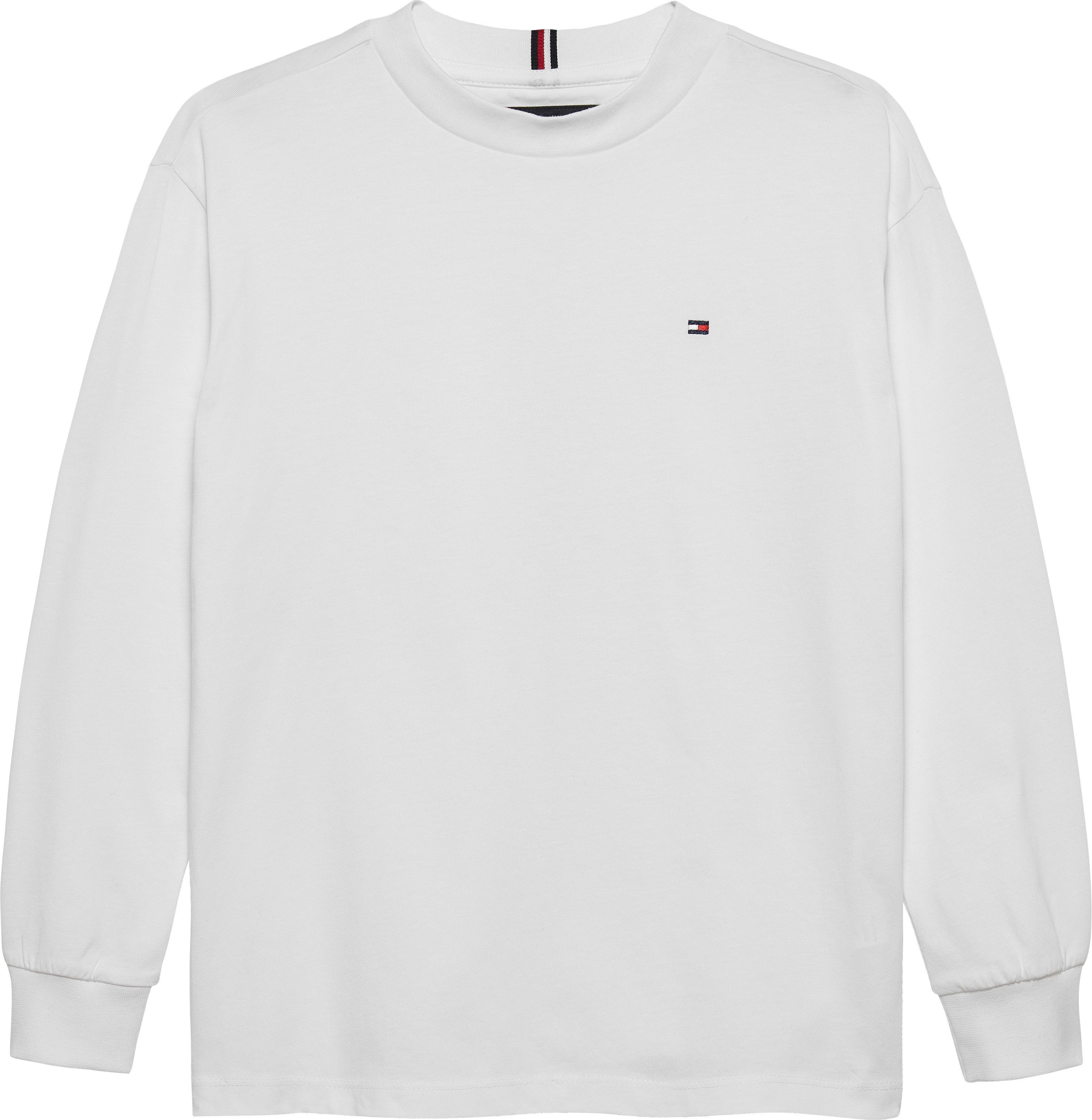 Tommy Hilfiger Shirt met lange mouwen ESSENTIAL T-SHIRT LS voor kinderen tot 16 jaar, merklogo