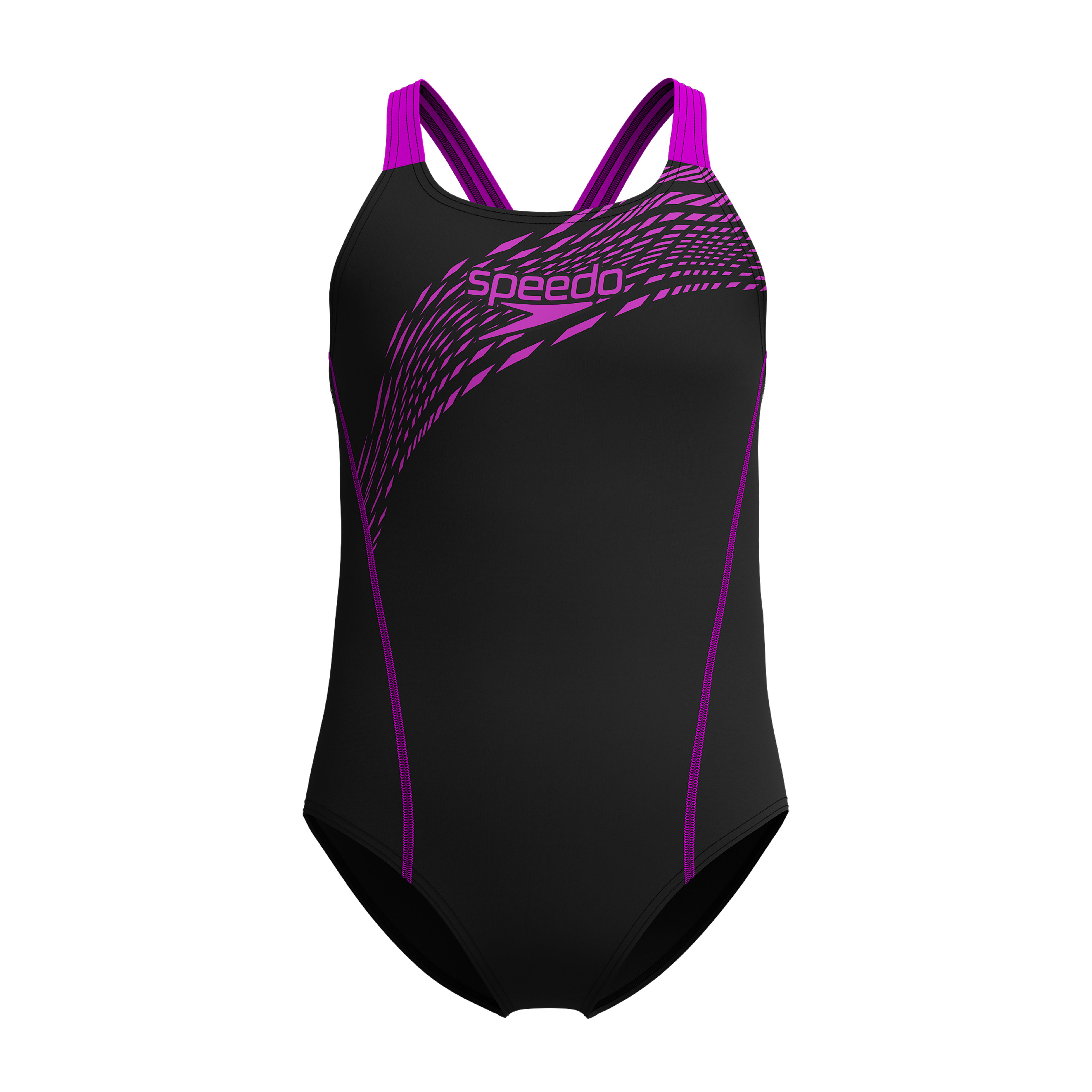Speedo Badpak sneldrogend (1 stuk) meisjes badpakken maat 140 zwart