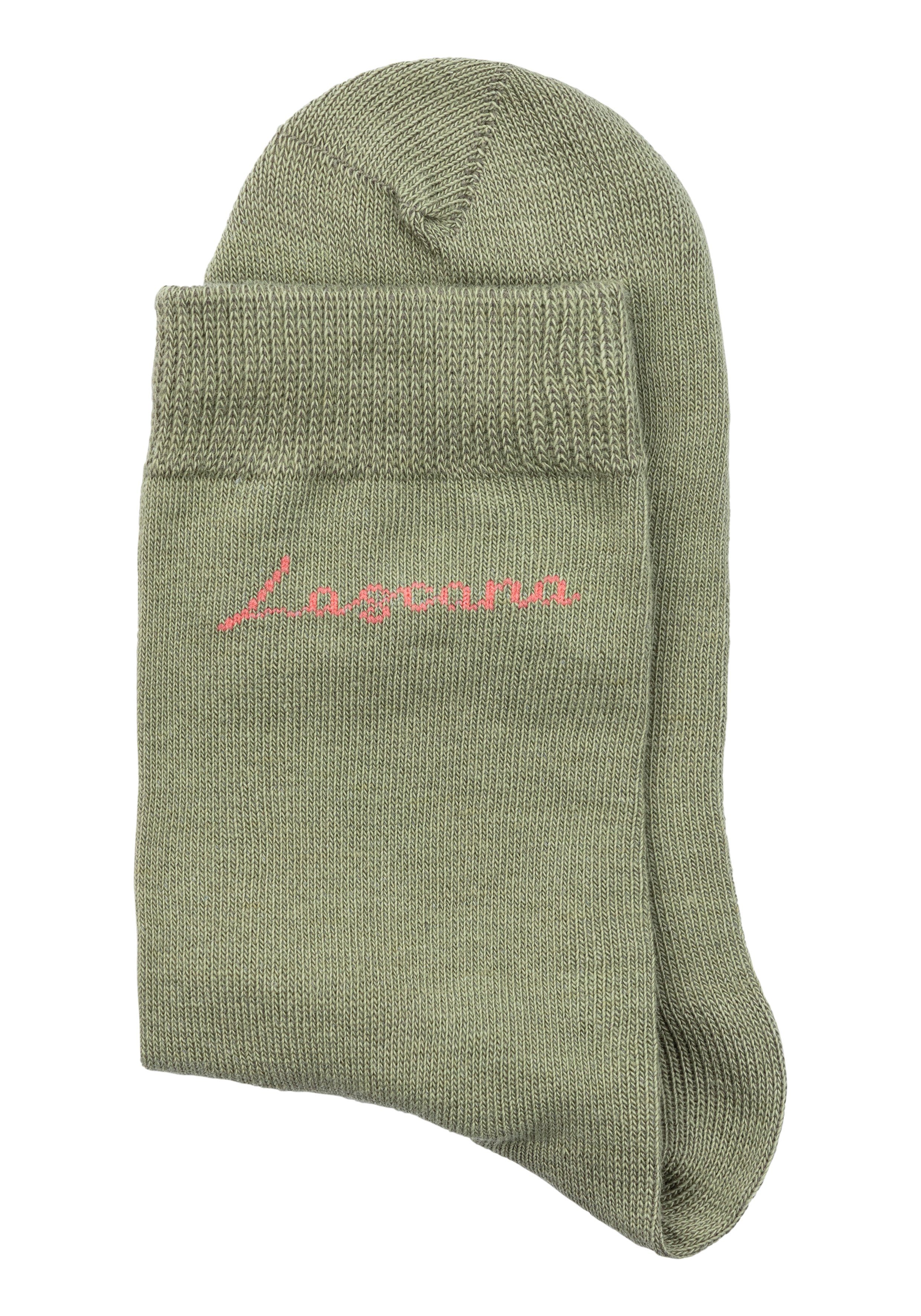 Lascana Basic sokken Believe in Yourself in aantrekkelijke cadeauverpakking (box 4 paar)