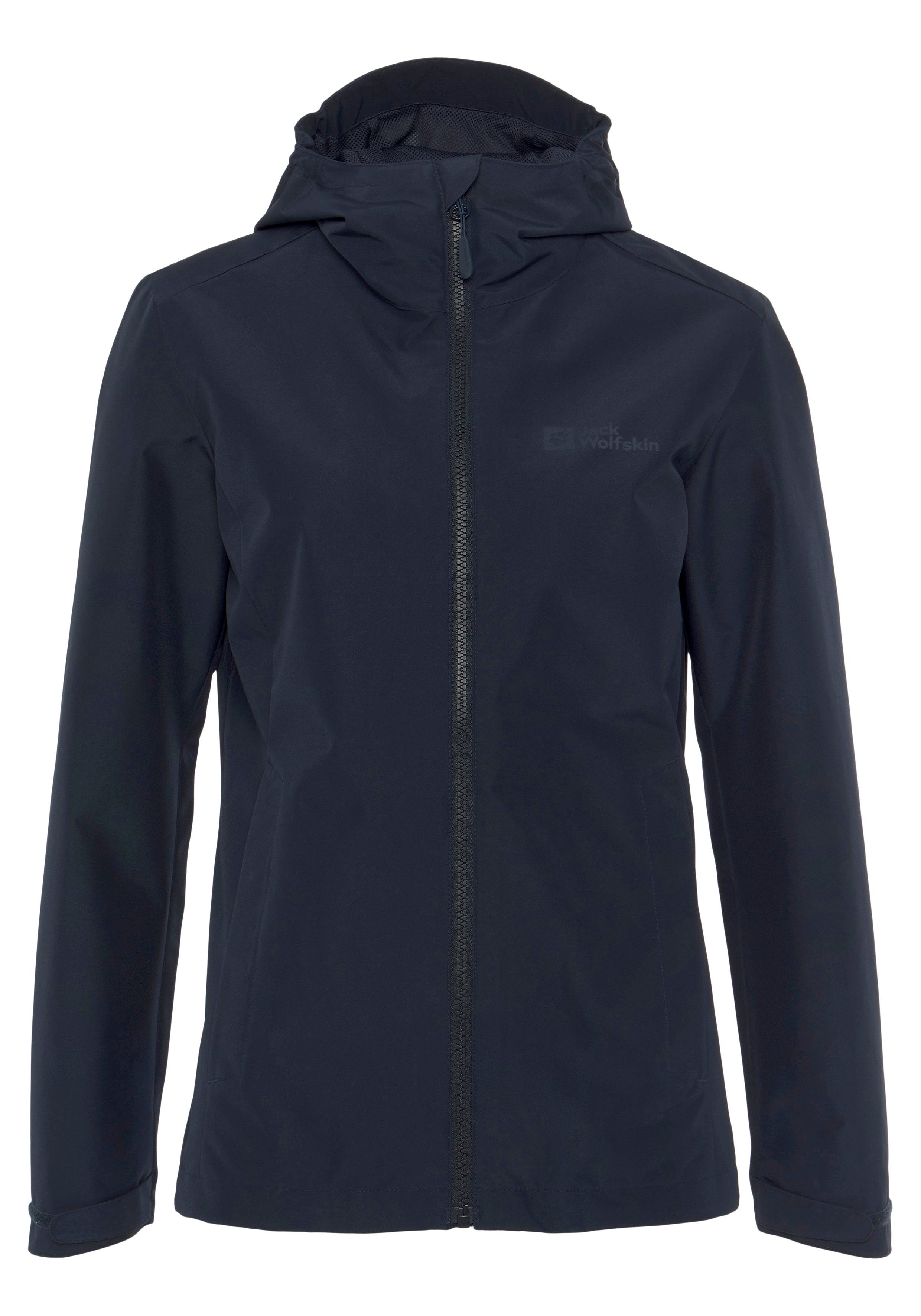 Jack Wolfskin Functioneel jack FARWOOD JKT W Waterafstotend & Ademend & Winddicht