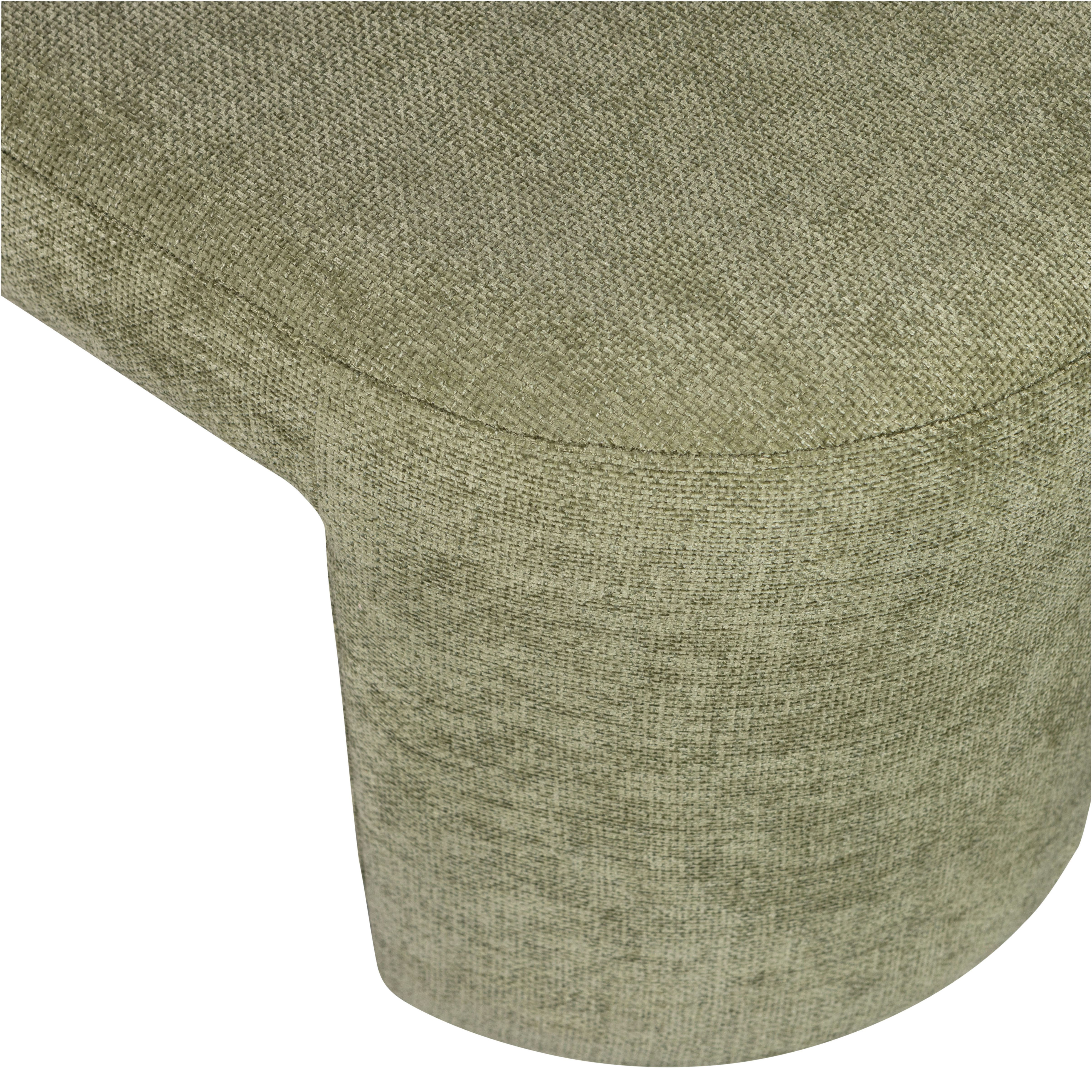 WOOOD Bank Jacob gevoerd en zonder rugleuning, breedte 130 cm