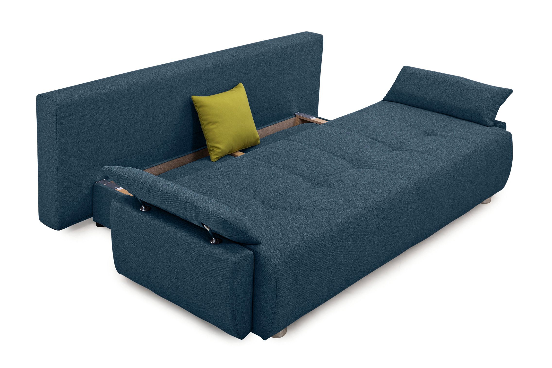 COLLECTION AB Slaapbank Funtastic met binnenvering, slaapfunctie, inclusief 2 rugkussens en 1 sierkussen