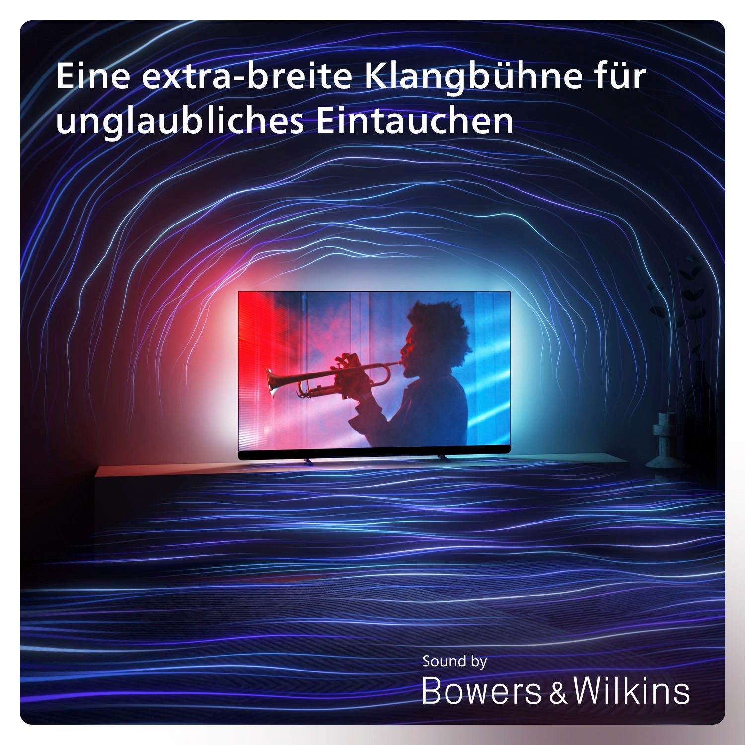 Philips OLED-TV 55OLED909/12, 138 cm / 55", 4K Ultra HD, Google TV - Smart TV
