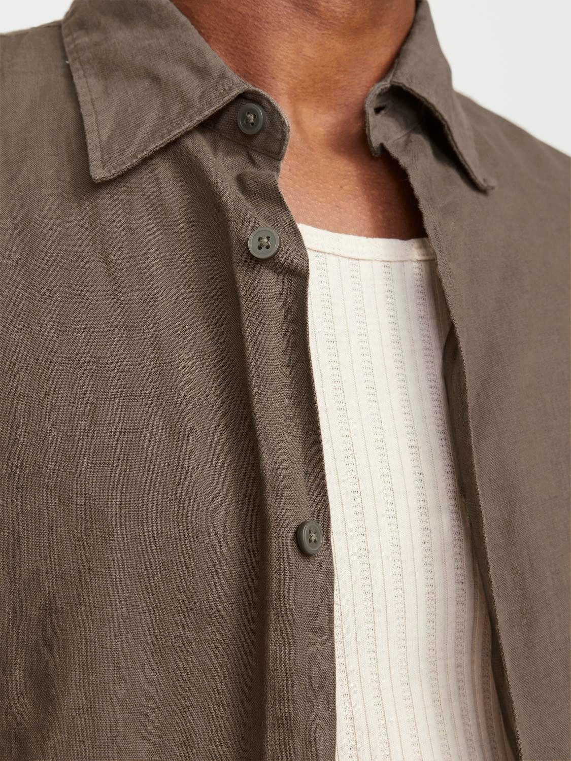 Jack & Jones Overhemd met lange mouwen JPRCCLAWRENCE LINEN SHIRT L/S SN