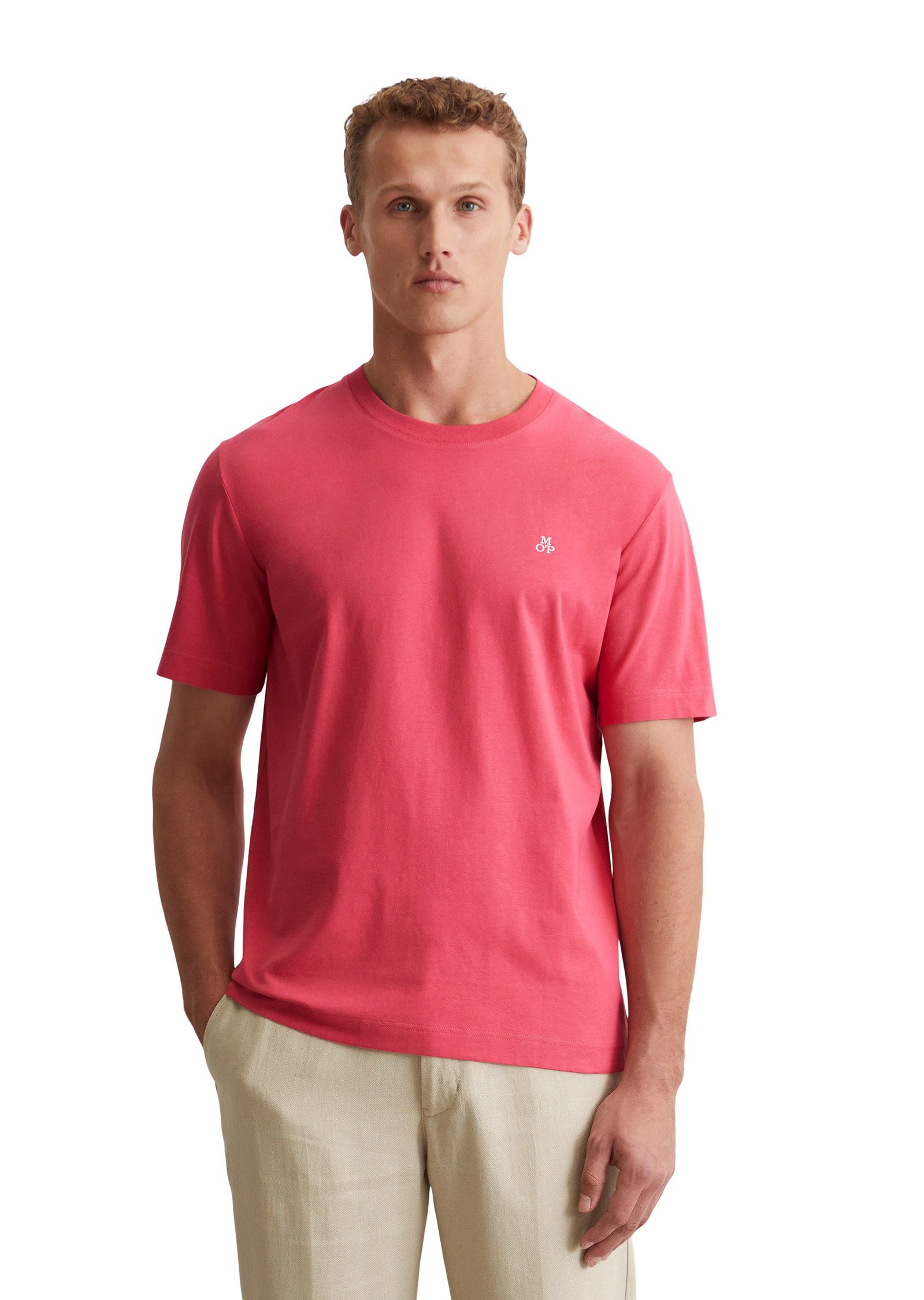Marc O'Polo T-shirt heren t-shirts maat S roze