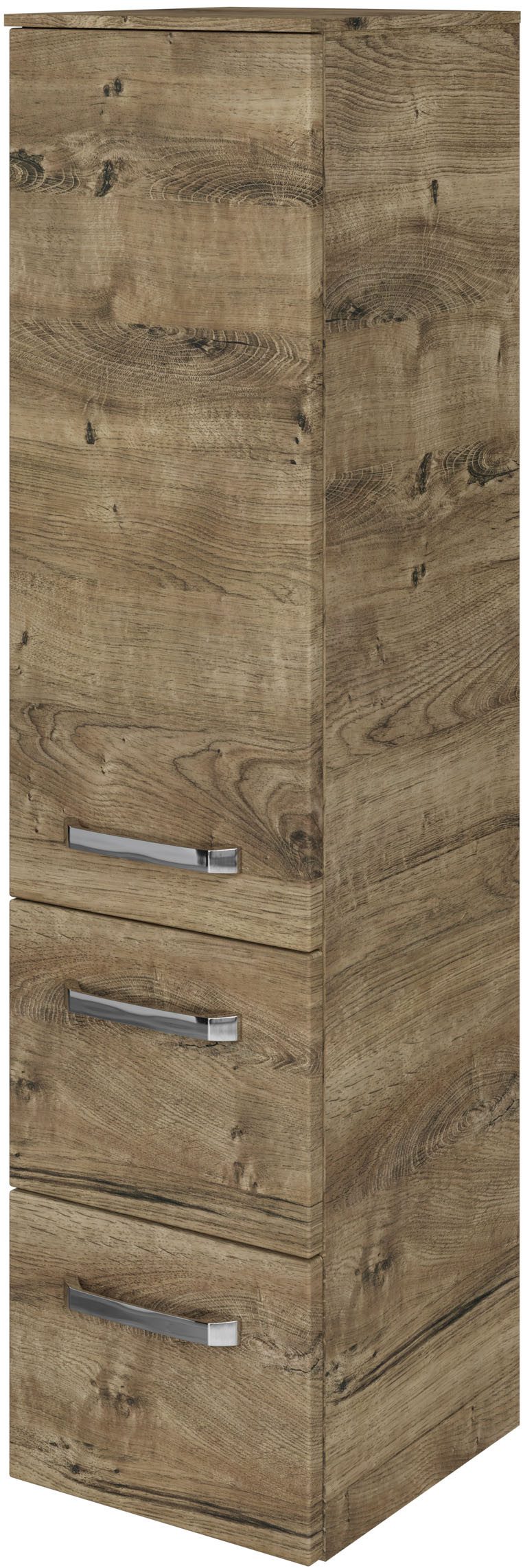 Saphir Badmeubelset Serie 4010 4-delig keramische wastafel met LED-spiegelkast (set)