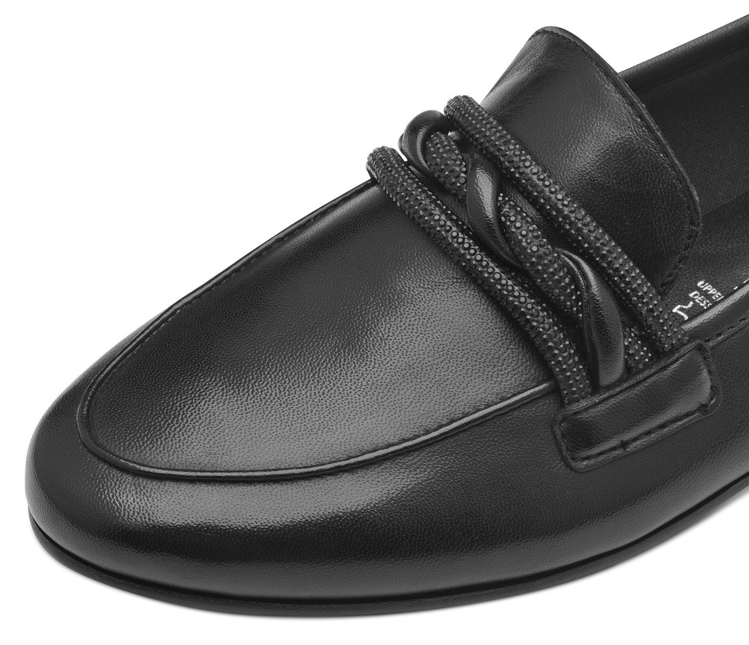 Marco Tozzi Instappers , blokhak, loafer, business schoen, instapschoen met sierband