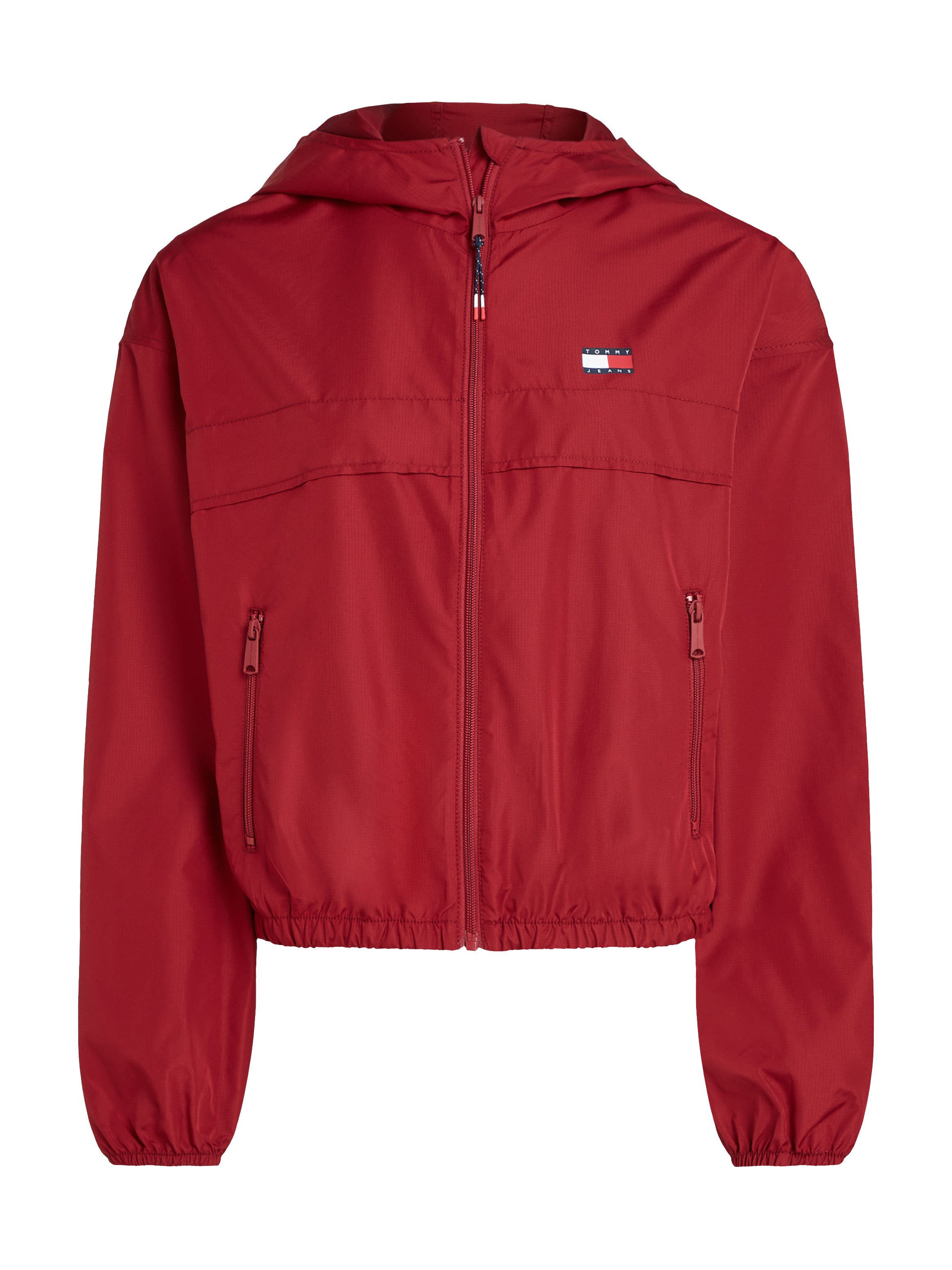 TOMMY JEANS Windbreaker TJW CRP LT CHICAGO in modieuze cropped vorm