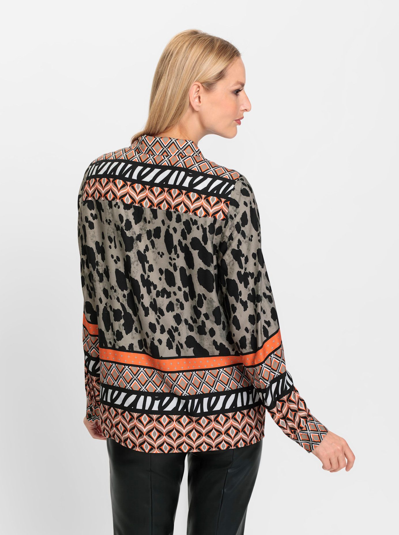 heine Gedessineerde blouse