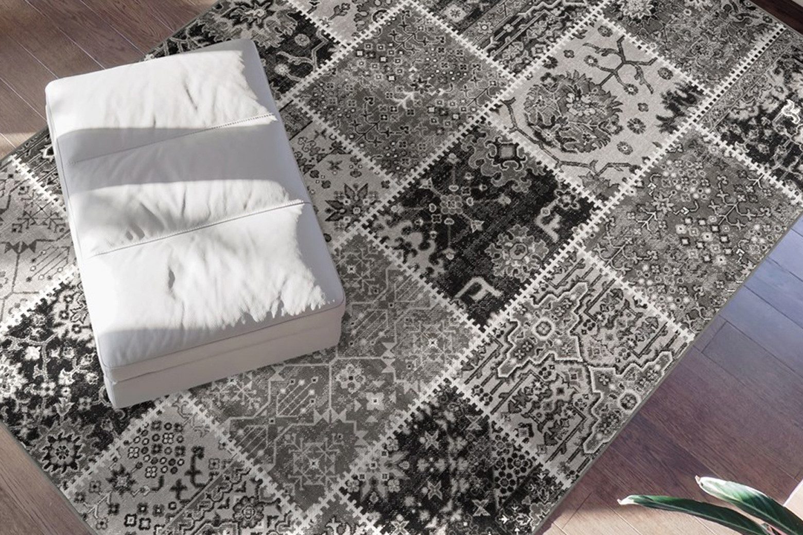 calo-deluxe Vloerkleed Ruzica-404 Platweefsel, vintage-design, woonkamer