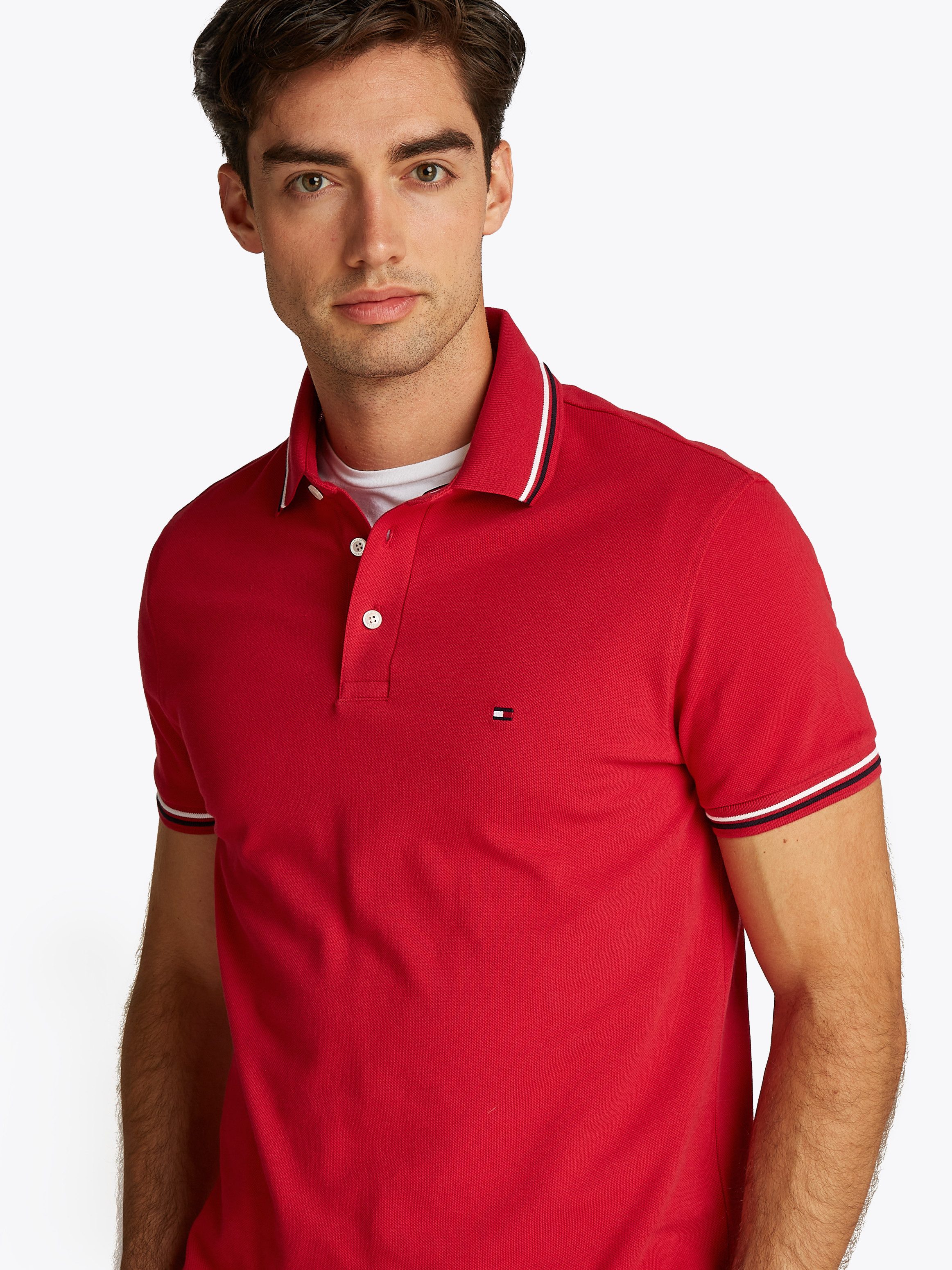 Tommy Hilfiger Poloshirt TOMMY TIPPED SLIM POLO