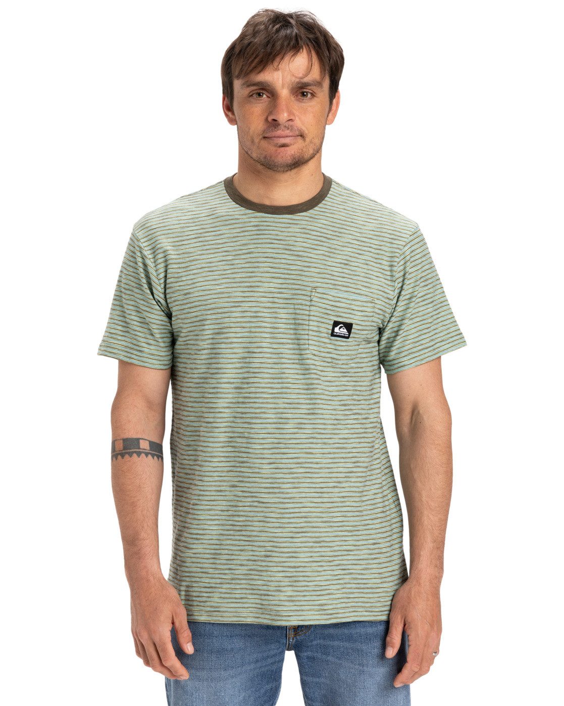 Quiksilver Shirttop Kentin heren shirts maat S bruin