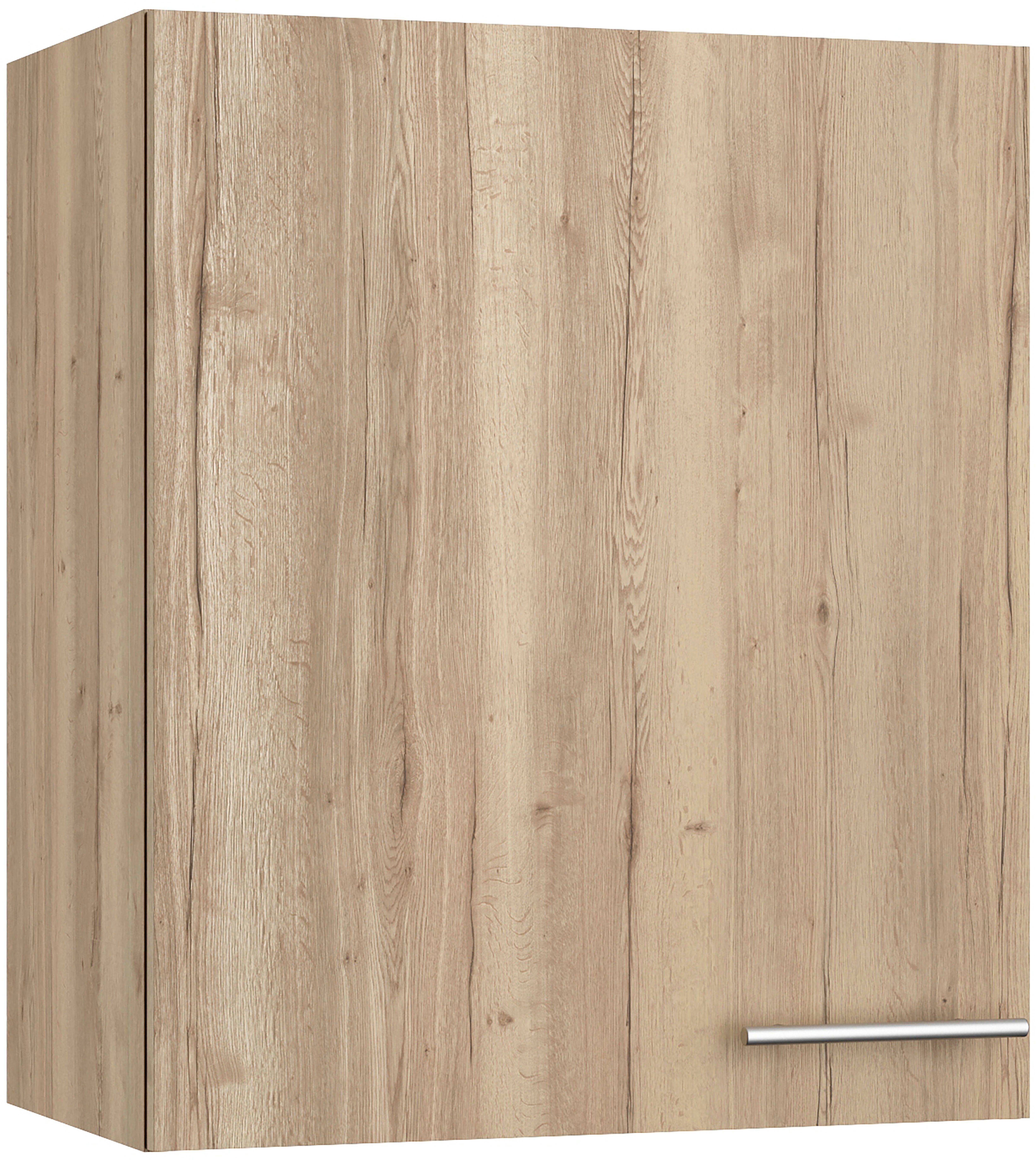 OPTIFIT Hangend kastje Lilly Breedte 60 cm, 1 deur, 2 planken opbergkasten beige
