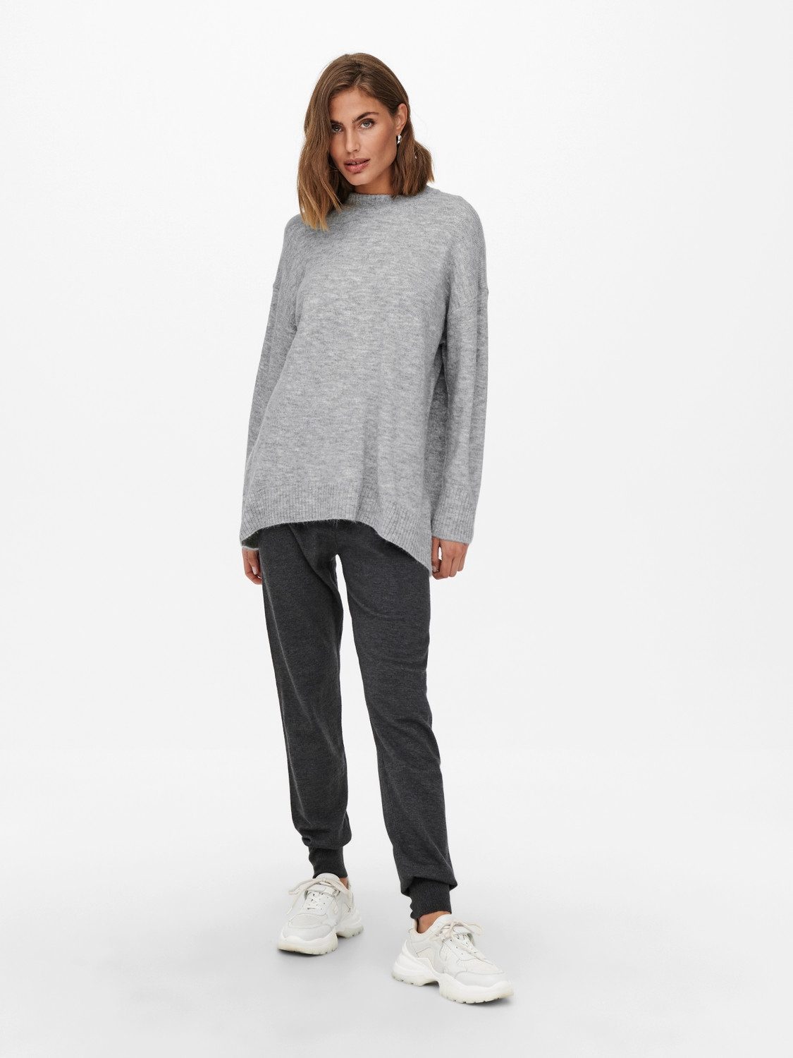 Only Gebreide trui ONLSILJA L/S LOOSE PULLOVER EX KNT