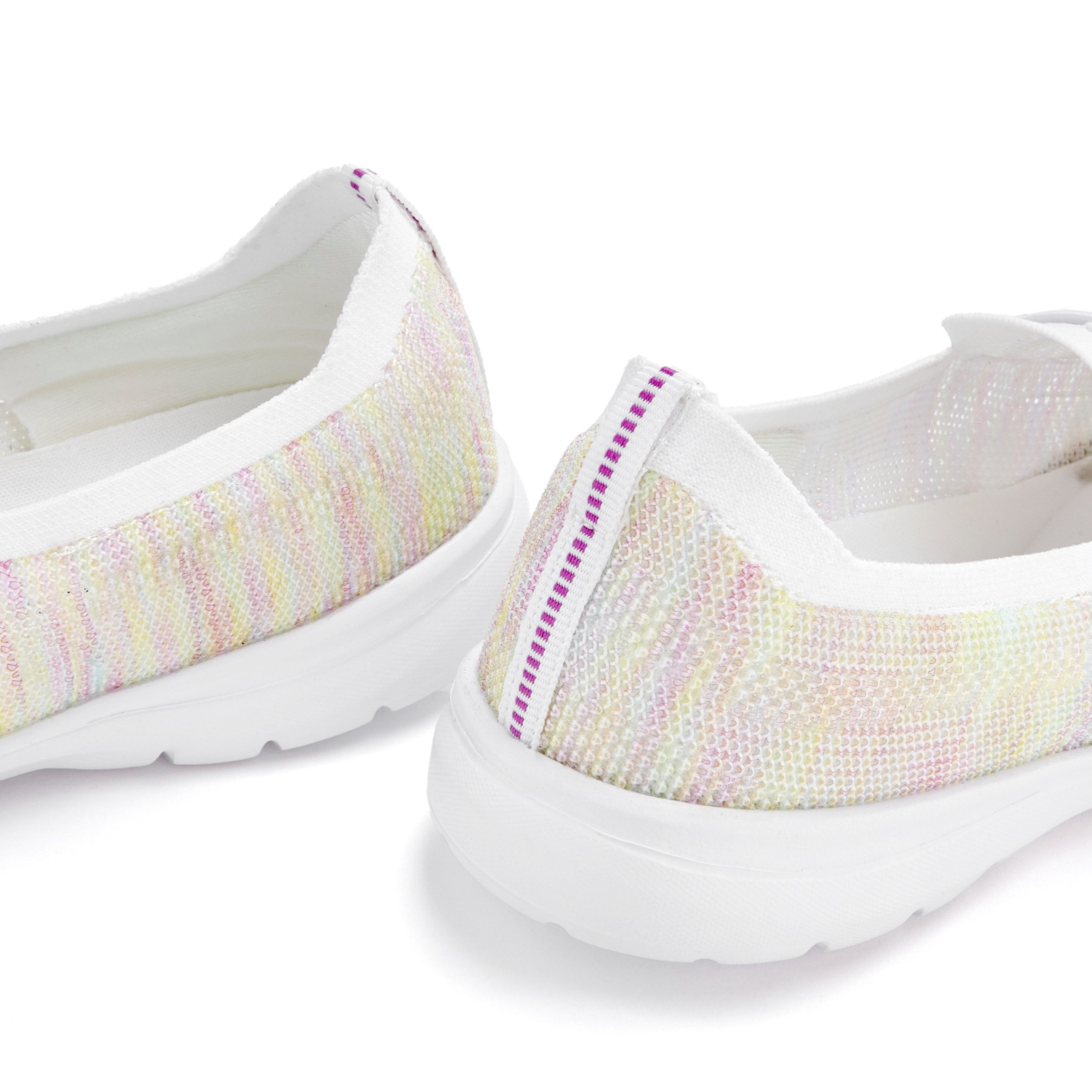 Lascana Sneakers Slipper, halfschoen, licht mesh materiaal