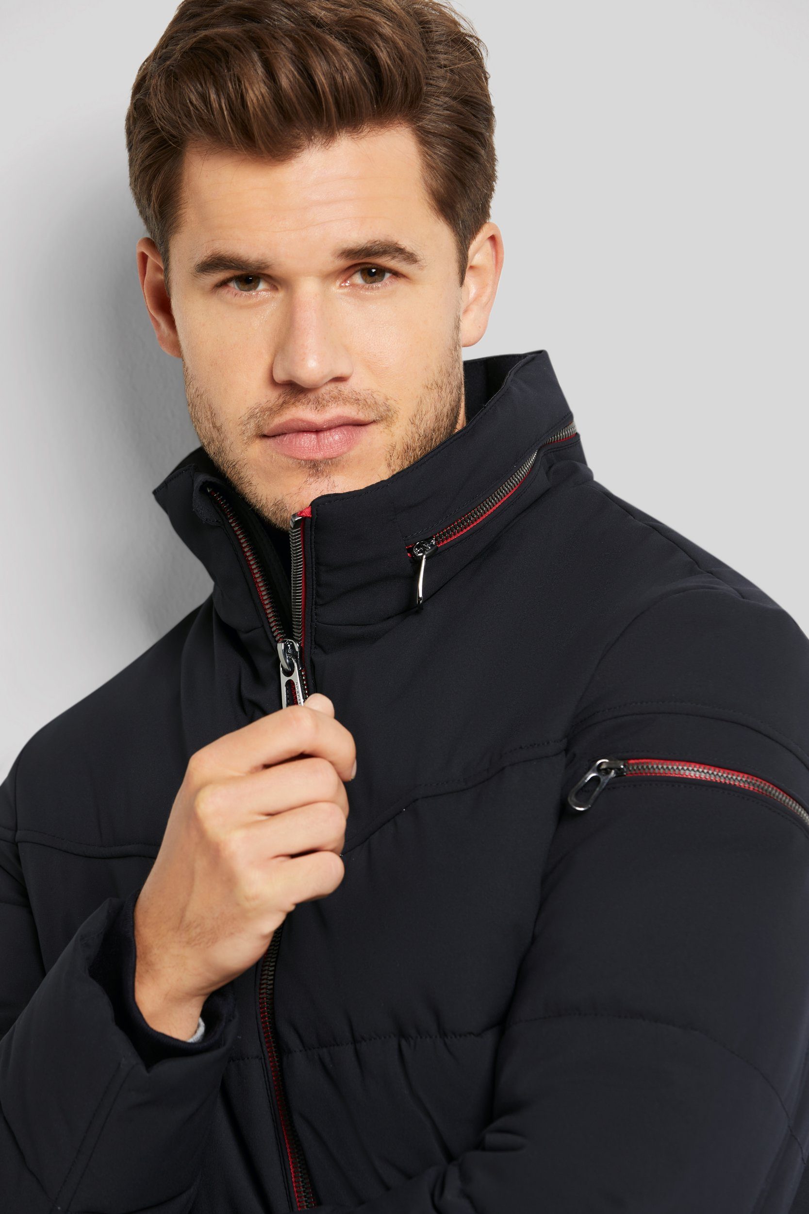 Bugatti Blouson met brede stiksels