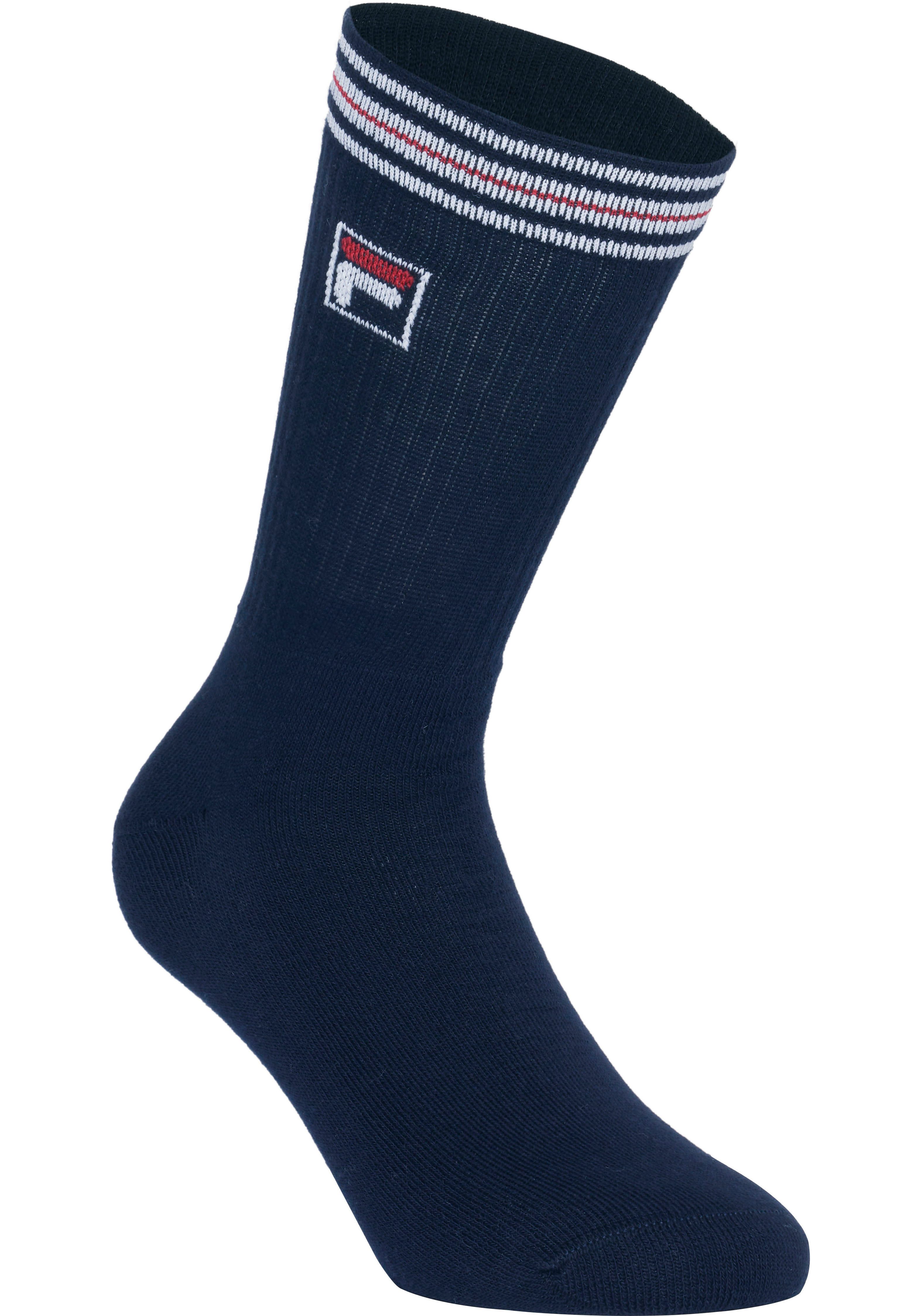 Fila Sportsokken UNISEX TOP QUALITY FULL TERRY VINTAGE SOCKS (4 paar)