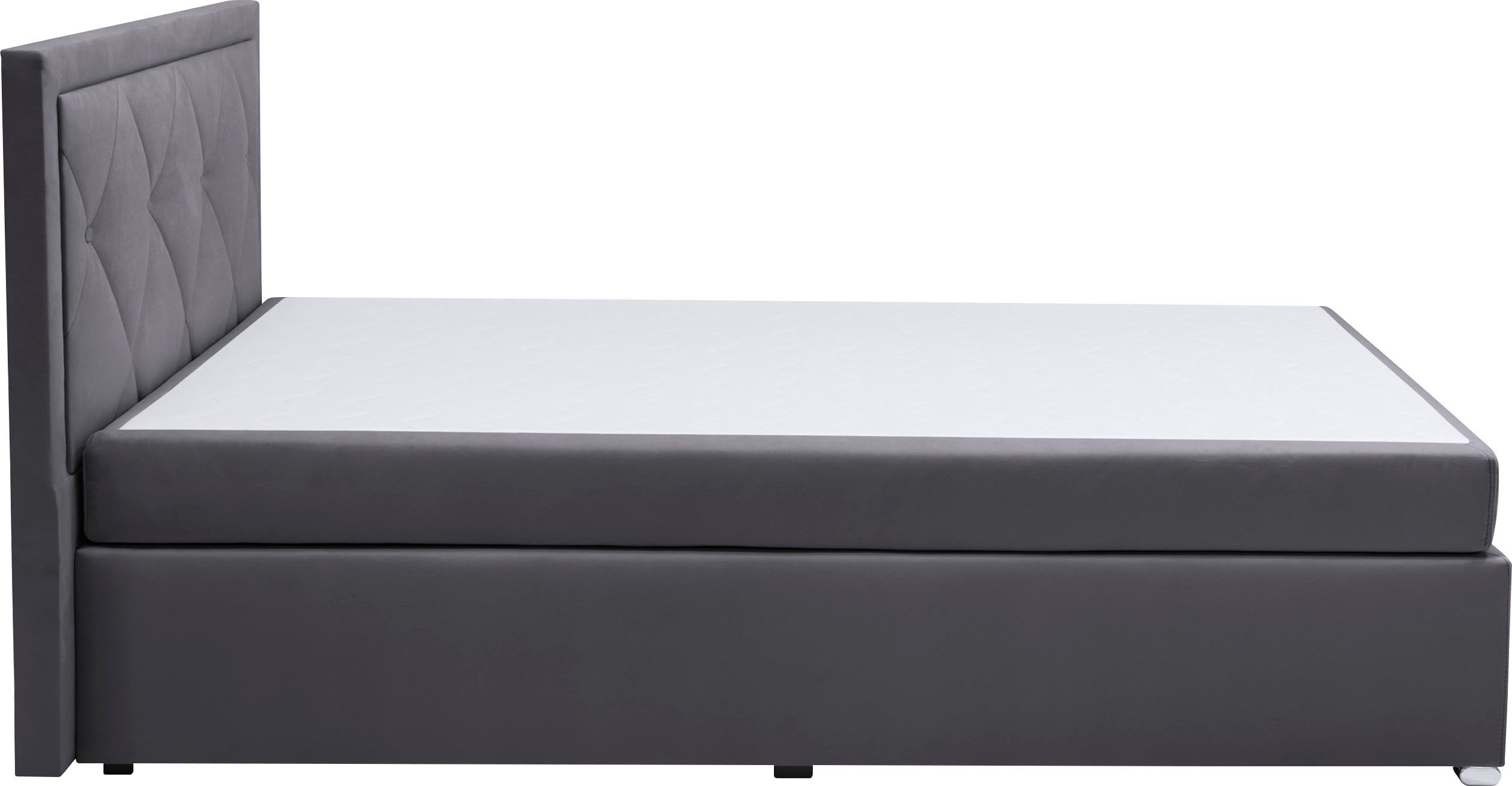 Leonique Boxspring Alfie, bestseller, optioneel met bedlade met capitonnage in het hoofdbord, h2, h3 en h4 ter keuze