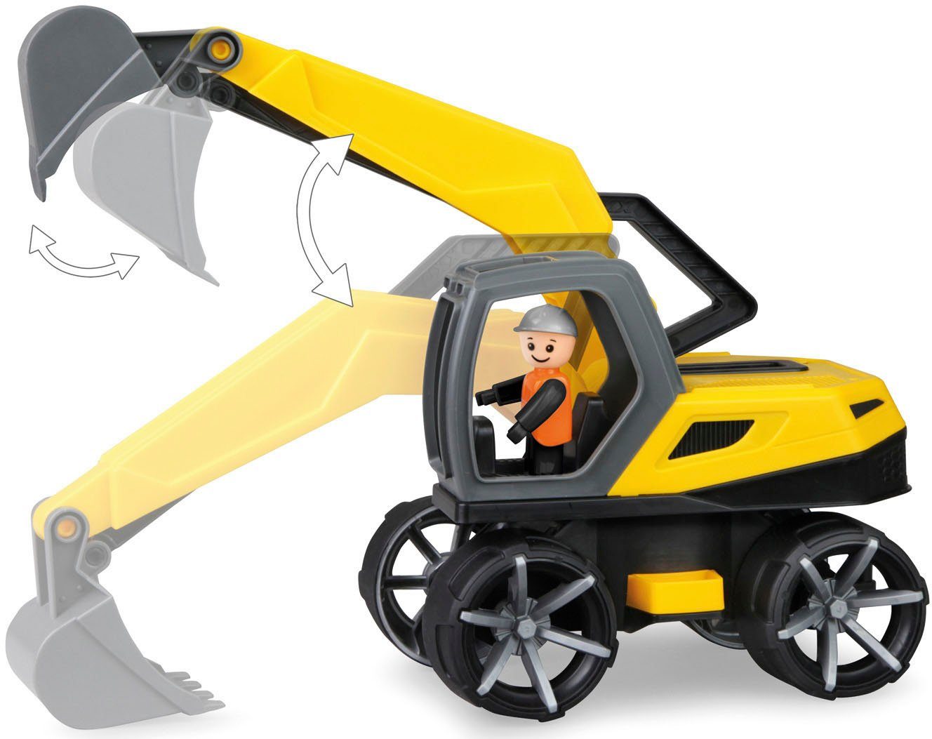 Lena® Speelgoed graafmachine TRUXX² inclusief speelfiguur, made in europe
