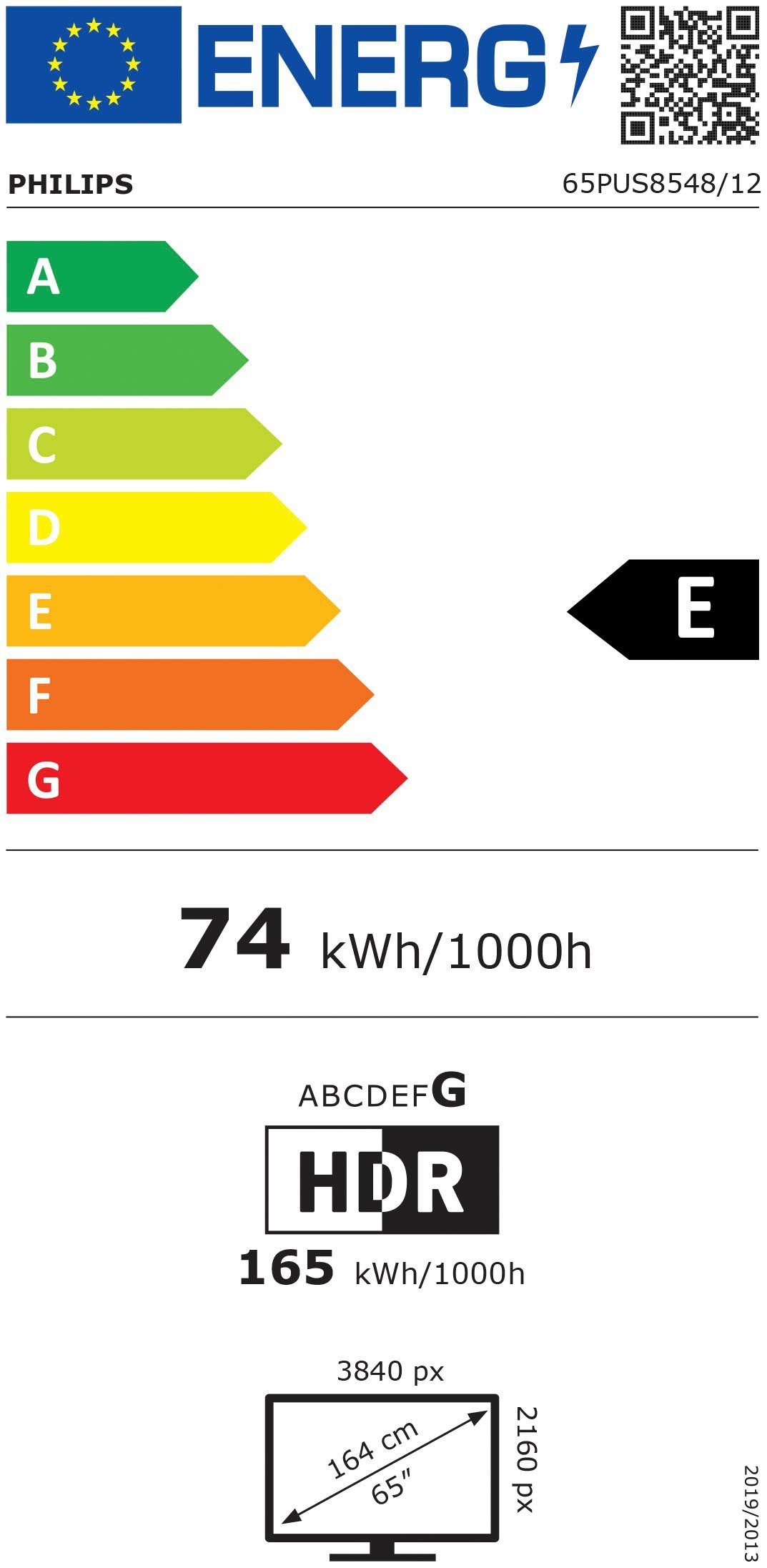 Philips Led-TV 65PUS8548/12, 164 cm / 65", 4K Ultra HD, Android TV - Google TV - Smart TV, ambilight langs 3 randen