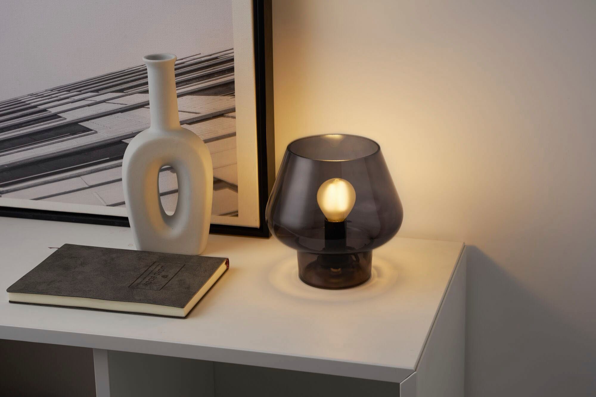 Pauleen Tafellamp Crystal Gleam max20W rookglas 230V glas