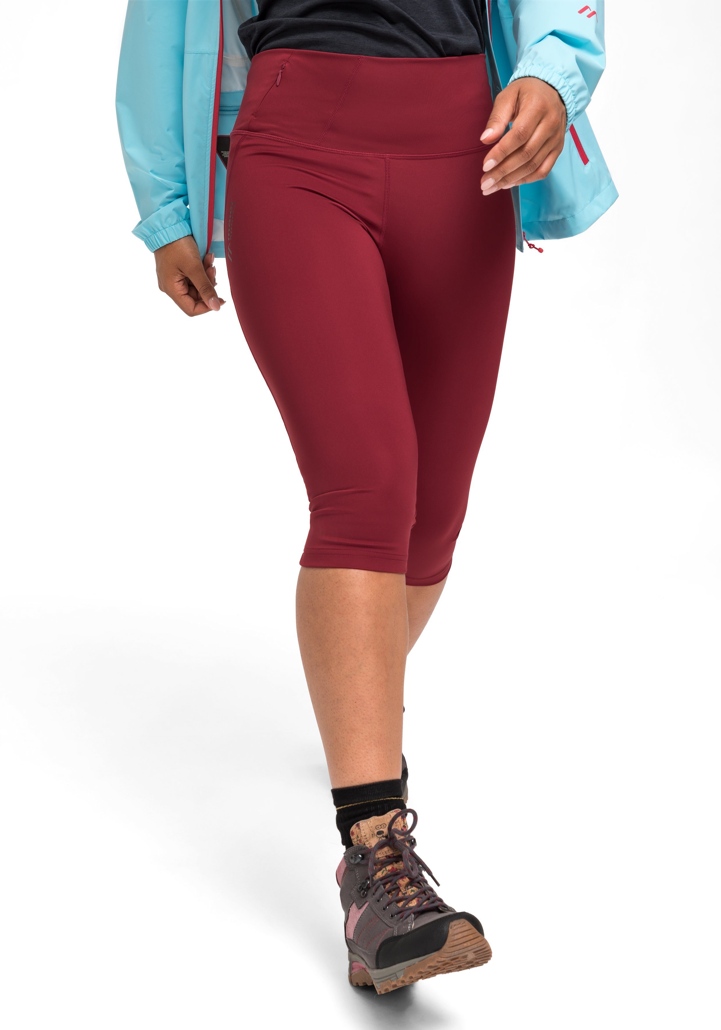 Maier Sports Capribroek Arenit Capri W Dames 3/4 wandelbroek, elastische outdoor tight, trekkingbroek