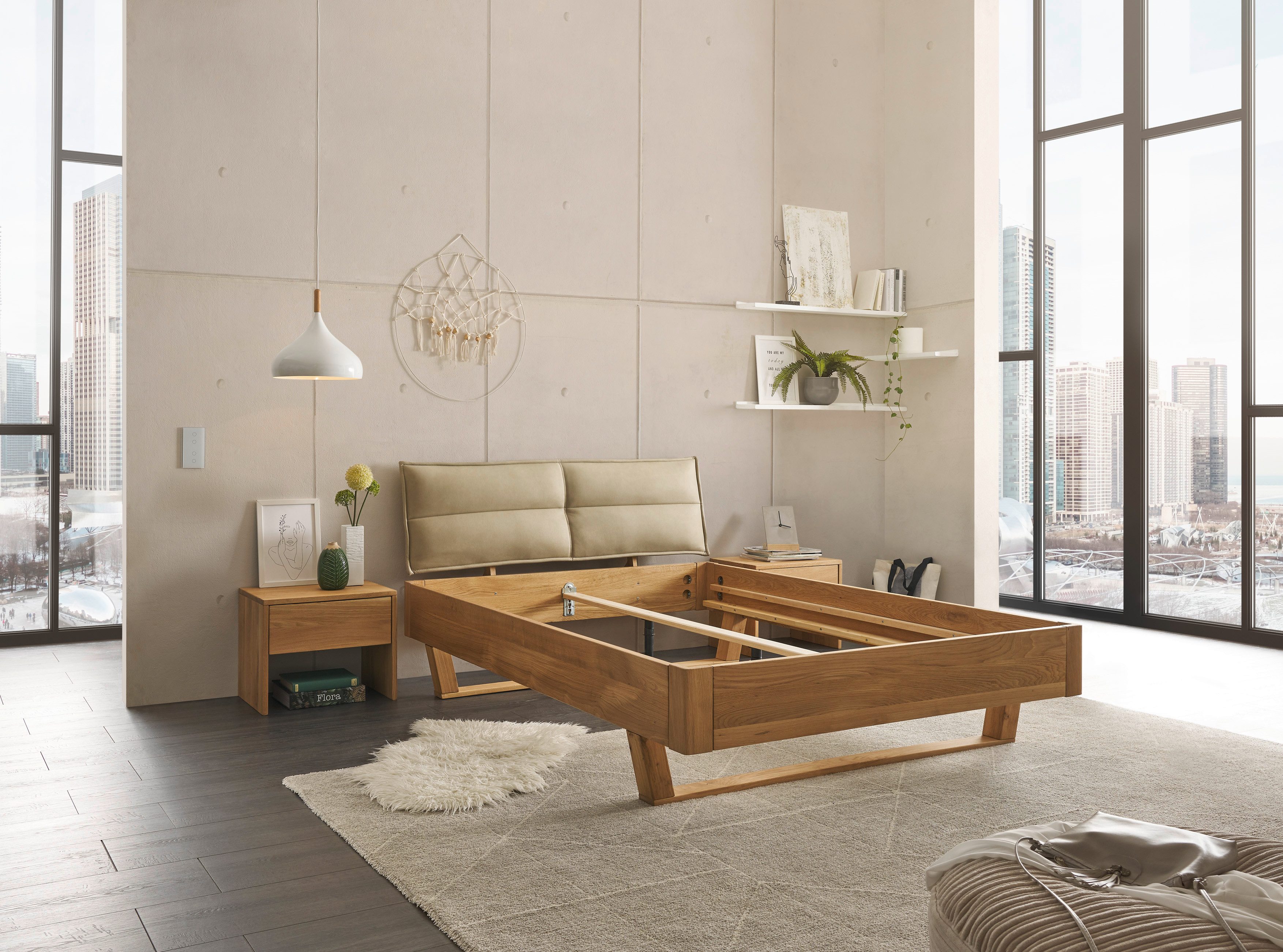 Schlafkontor Massief houten ledikant Tjark naar keuze bed met ligoppervlak in 140 of 180 cm