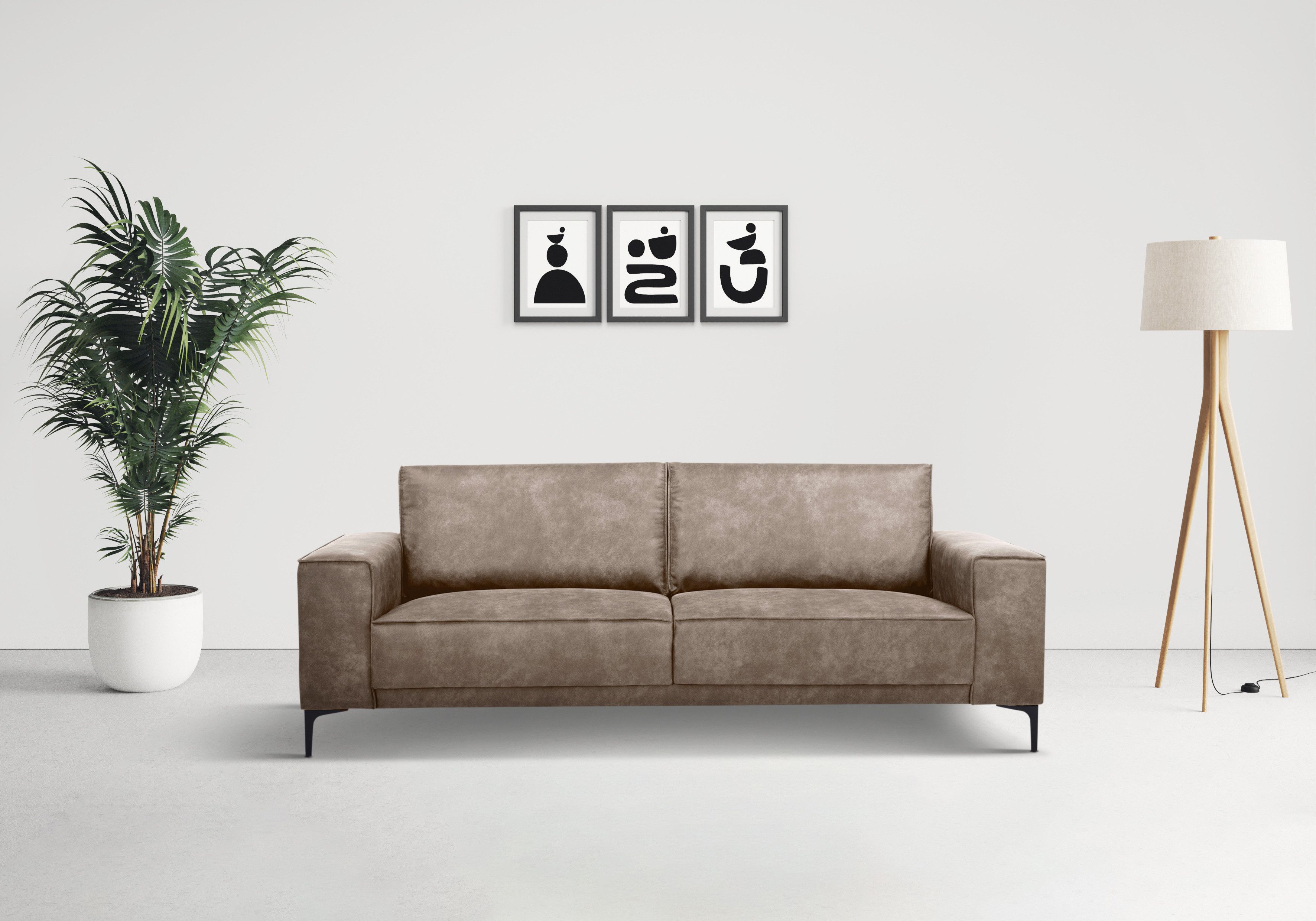 Places of Style 3-zitsbank Oland in tijdloos design en hoogwaardige verwerking