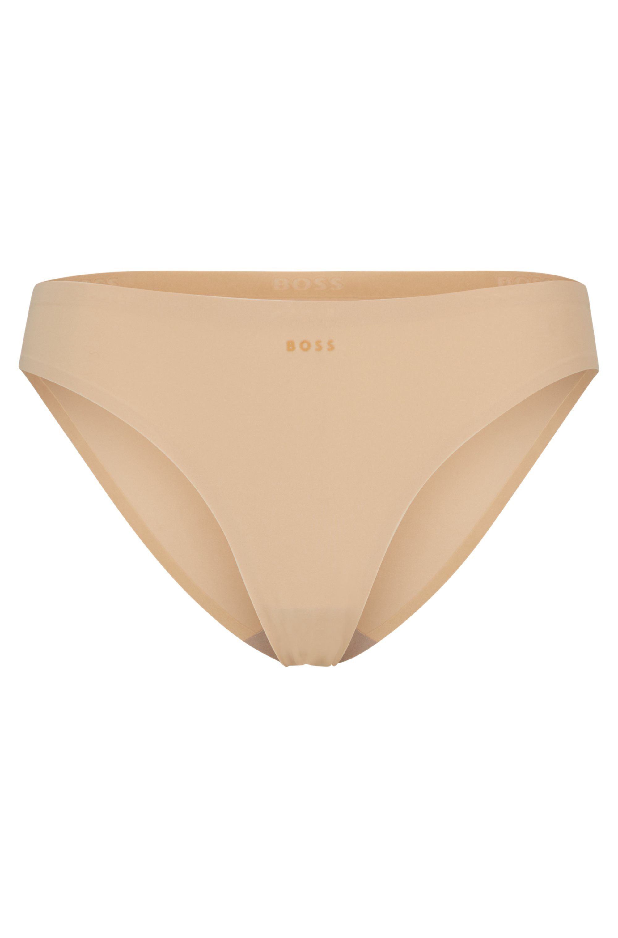 BOSS Slip BRIEF LASER CUT met een logo-opschrift