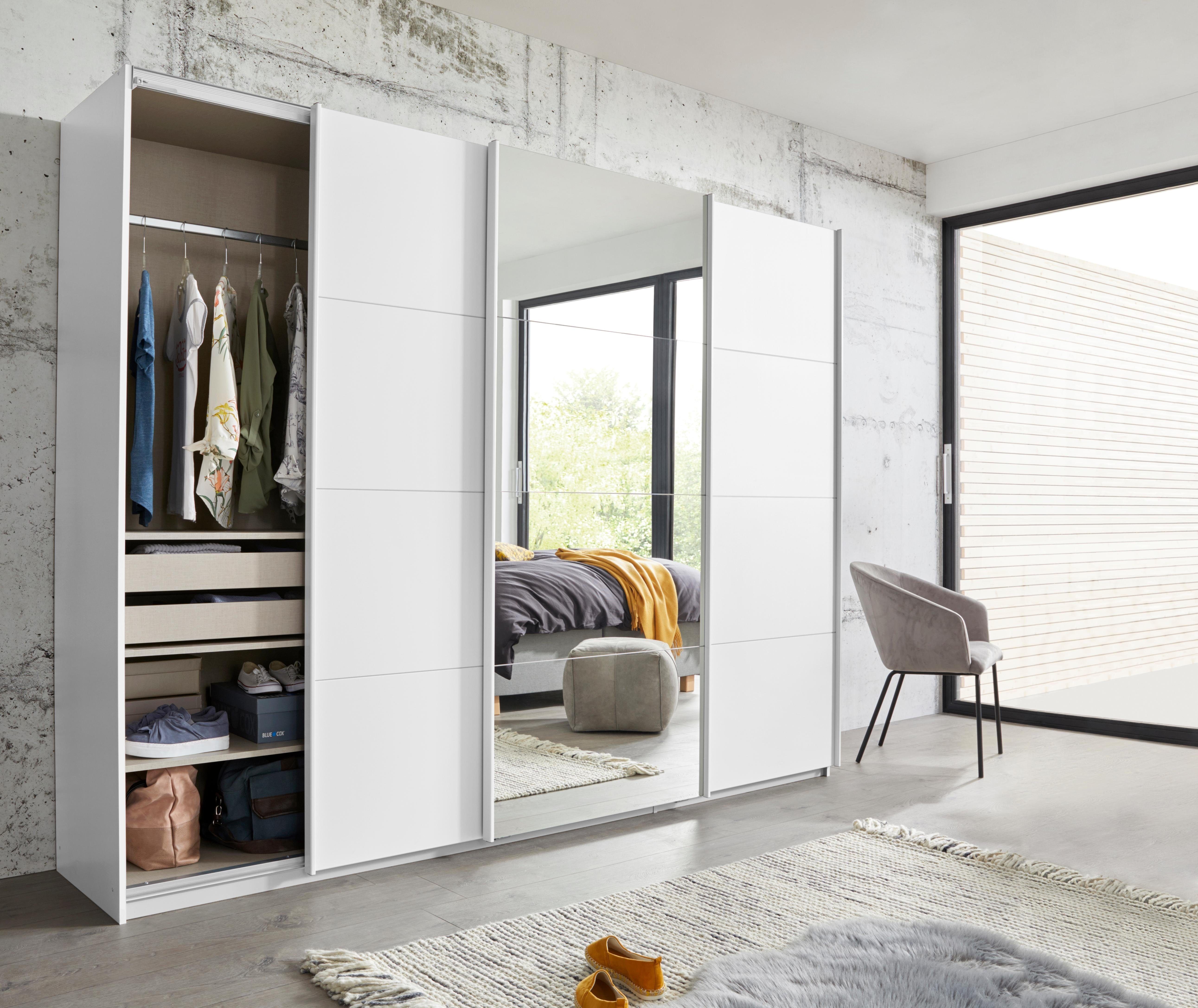 rauch Zweefdeurkast Kledingkast kast garderobe linnenkast BESTSELLER KEPAN inclusief lade-inzet en extra legplanken made in germany