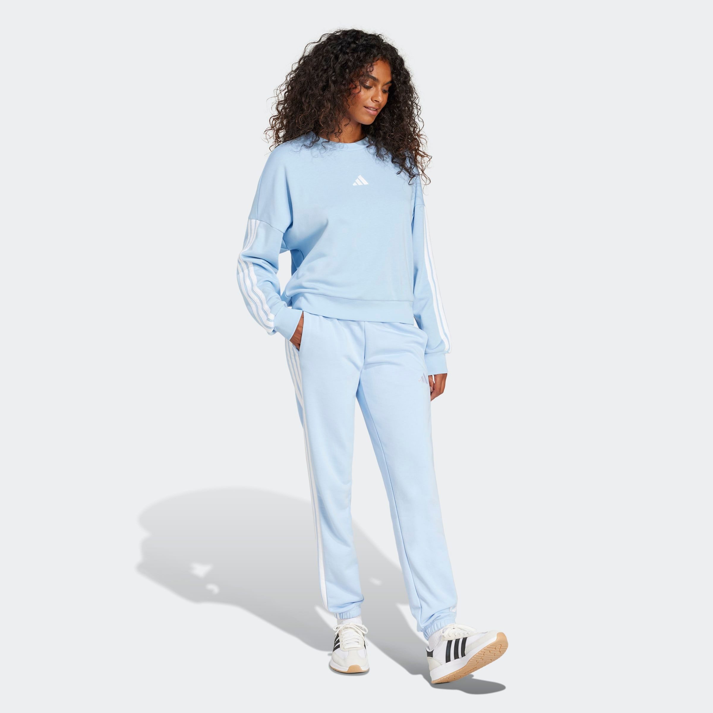 adidas Sportswear Sportbroek W 3S FT CF PT van zacht french terry materiaal (1-delig)