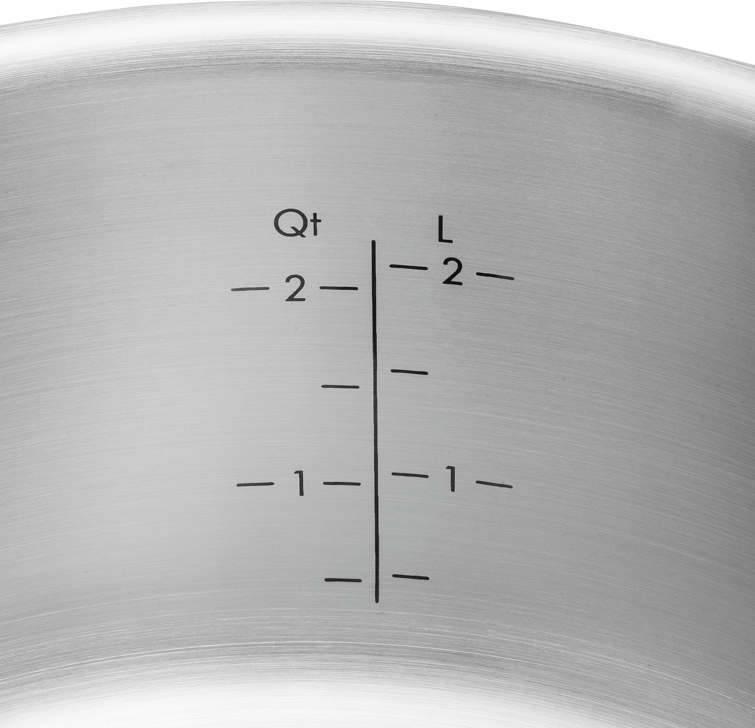 Zwilling Pannenset Pure Stay-Cool handgrepen, 3-laags bodemtechnologie (set, 5-delig)