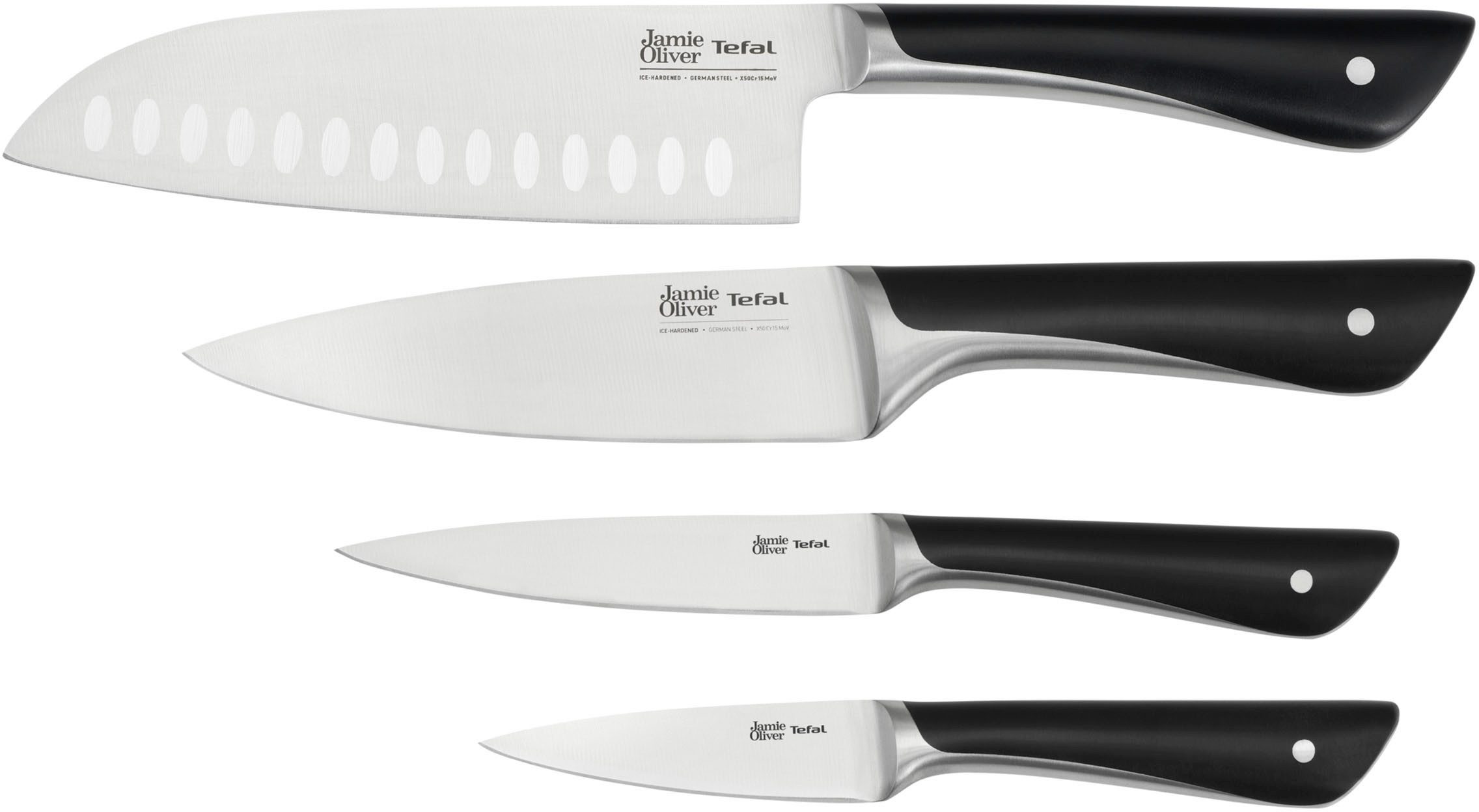 Tefal Messenset K267S4 Jamie Oliver (set, 4-delig)