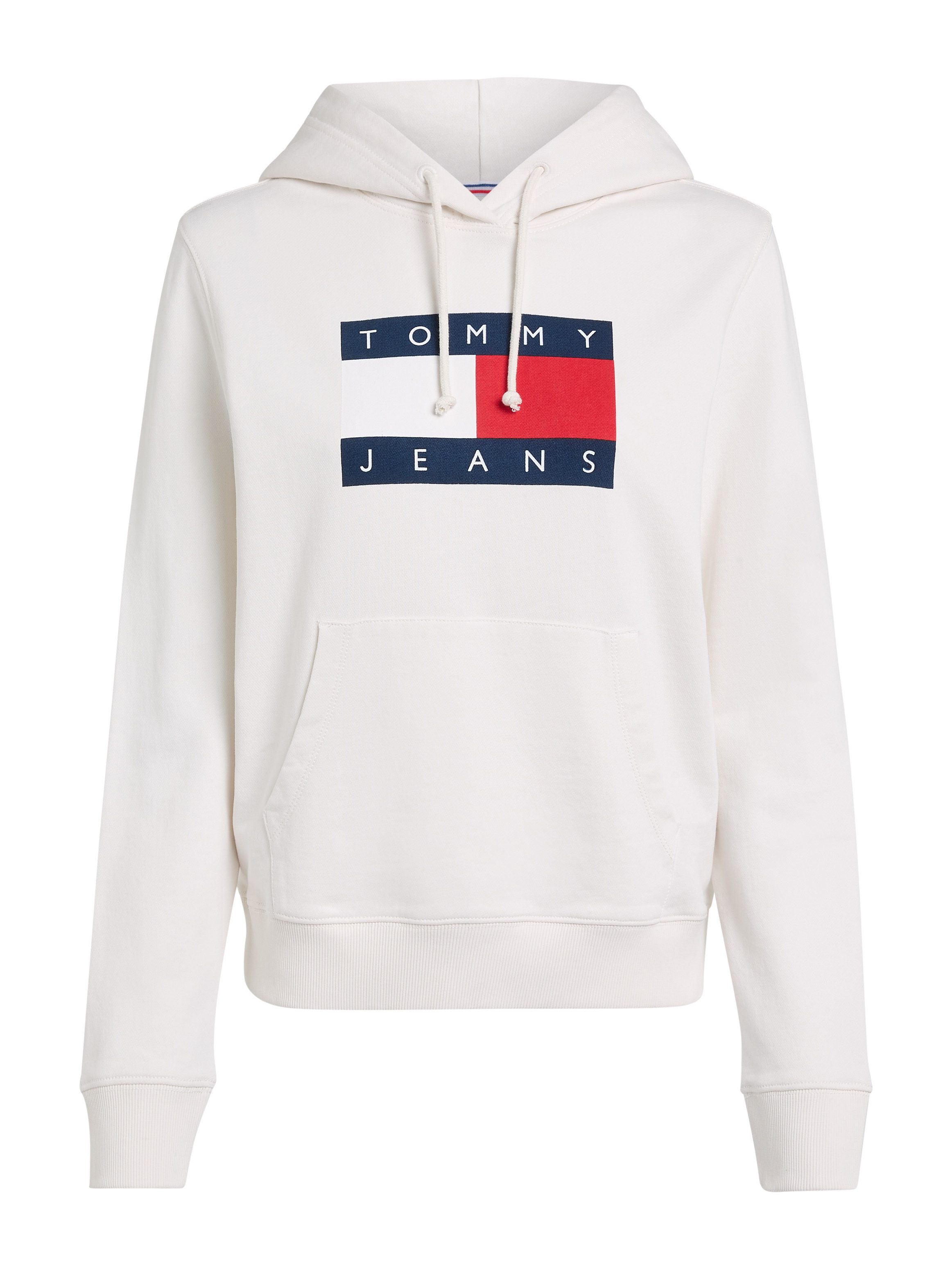 TOMMY JEANS Hoodie TJW REG TOMMY FLAG HOODIE EXT met capuchon logo-vlag