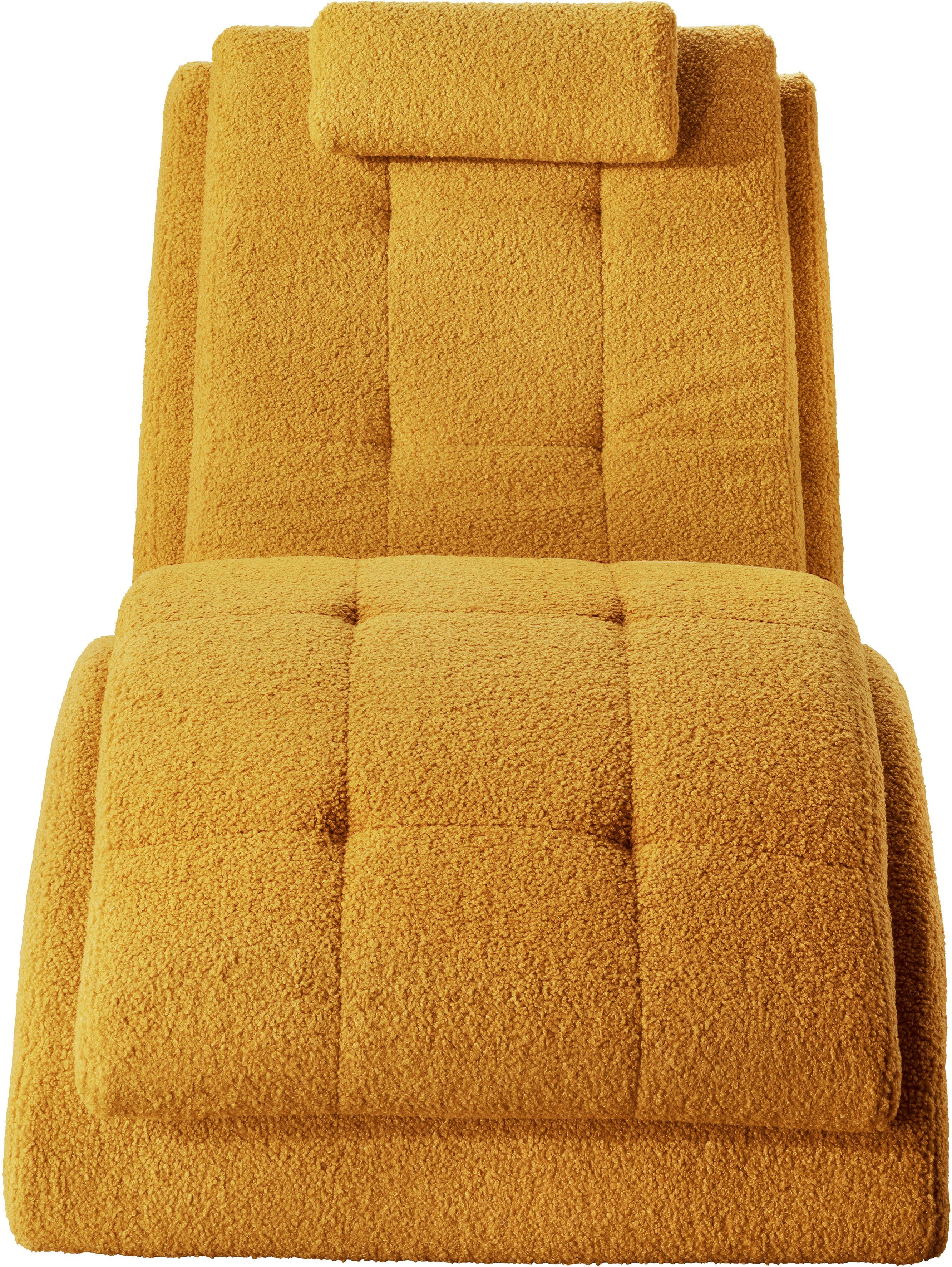 Home affaire Relaxstoel Vengo2 met hoofdkussen, matten-look op romp