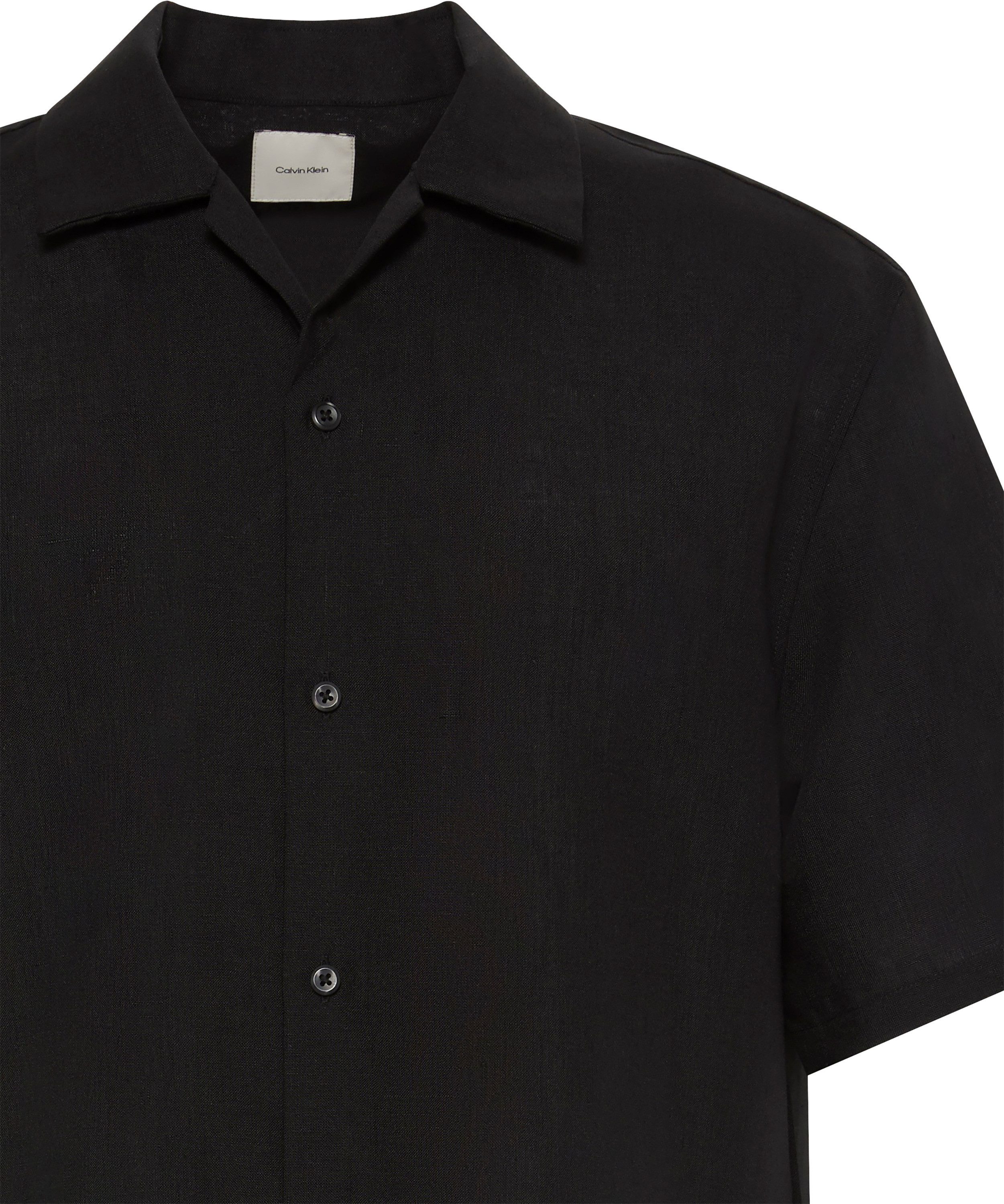 Calvin Klein Overhemd met korte mouwen SS TRVLR LNN CMP ESY