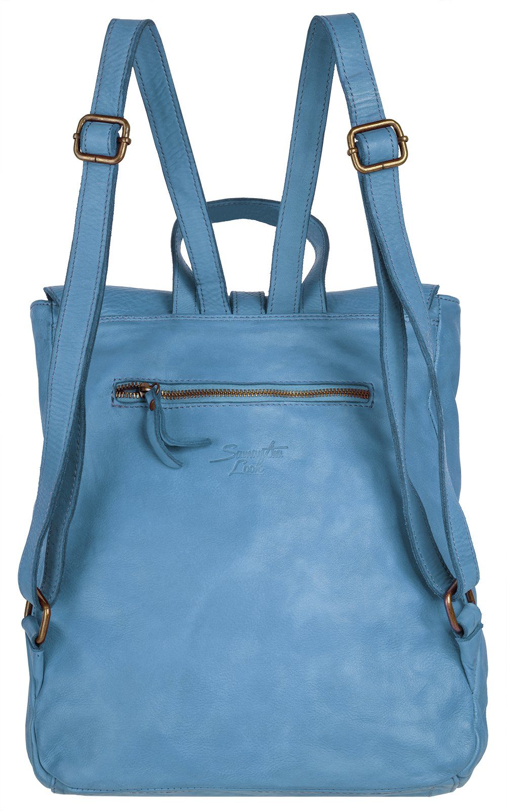 Samantha Look Rugzak echt leer, made in italy