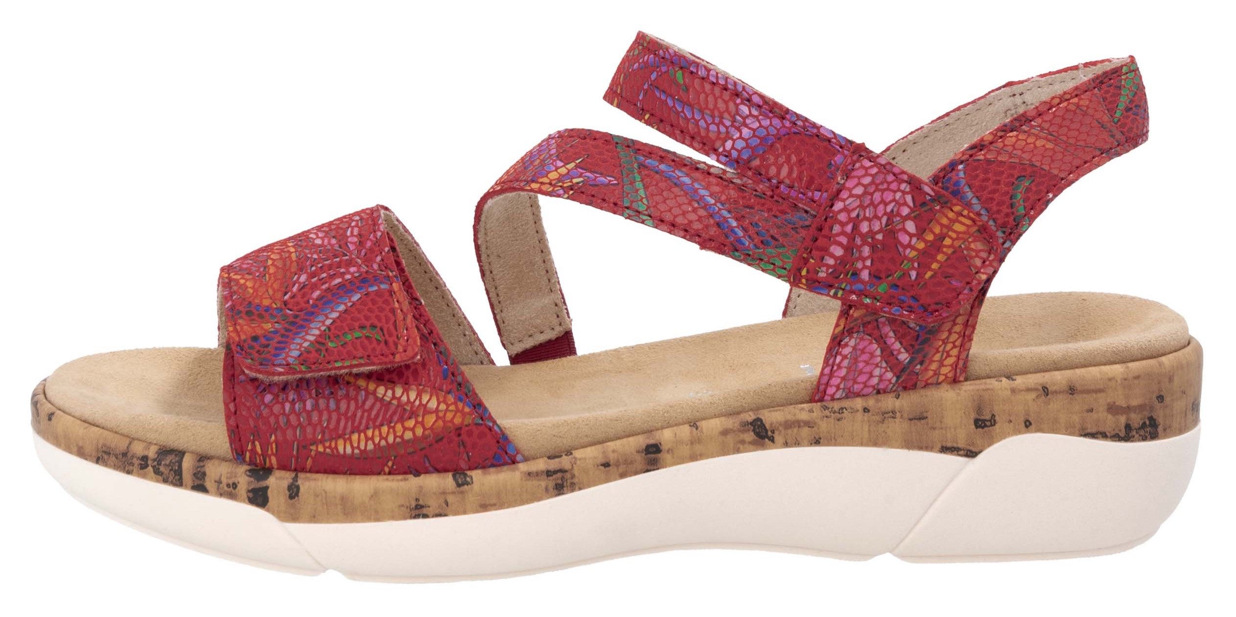 Remonte Sleehaksandaaltjes , zomer schoen, klittenbandschoen, riemchensandaal met zachte binnenzool
