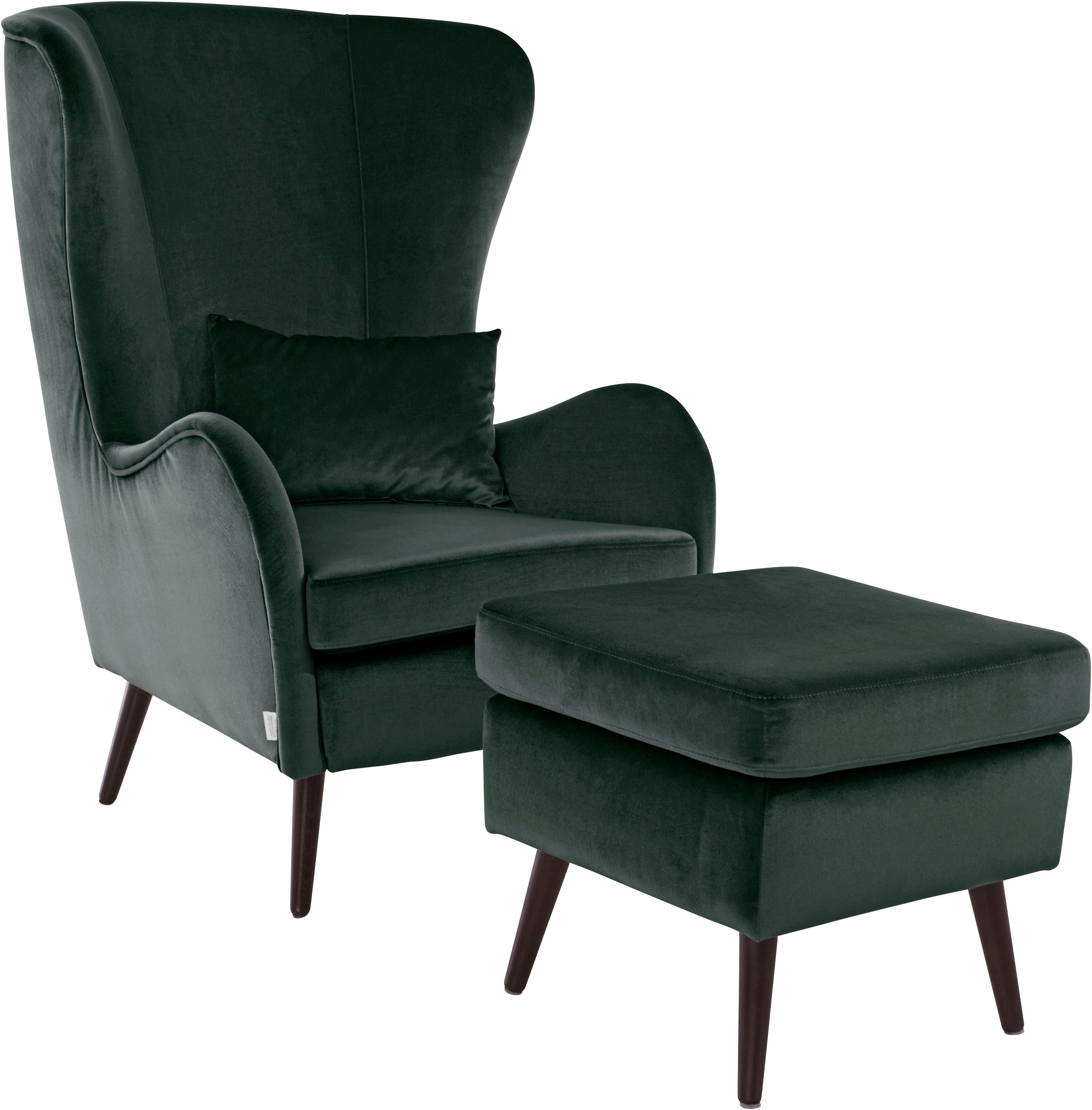 Guido Maria Kretschmer Home&Living Fauteuil Salla ook in imitatiebont en fijn corduroy, veel bekledingsopties, oorfauteuil (set)