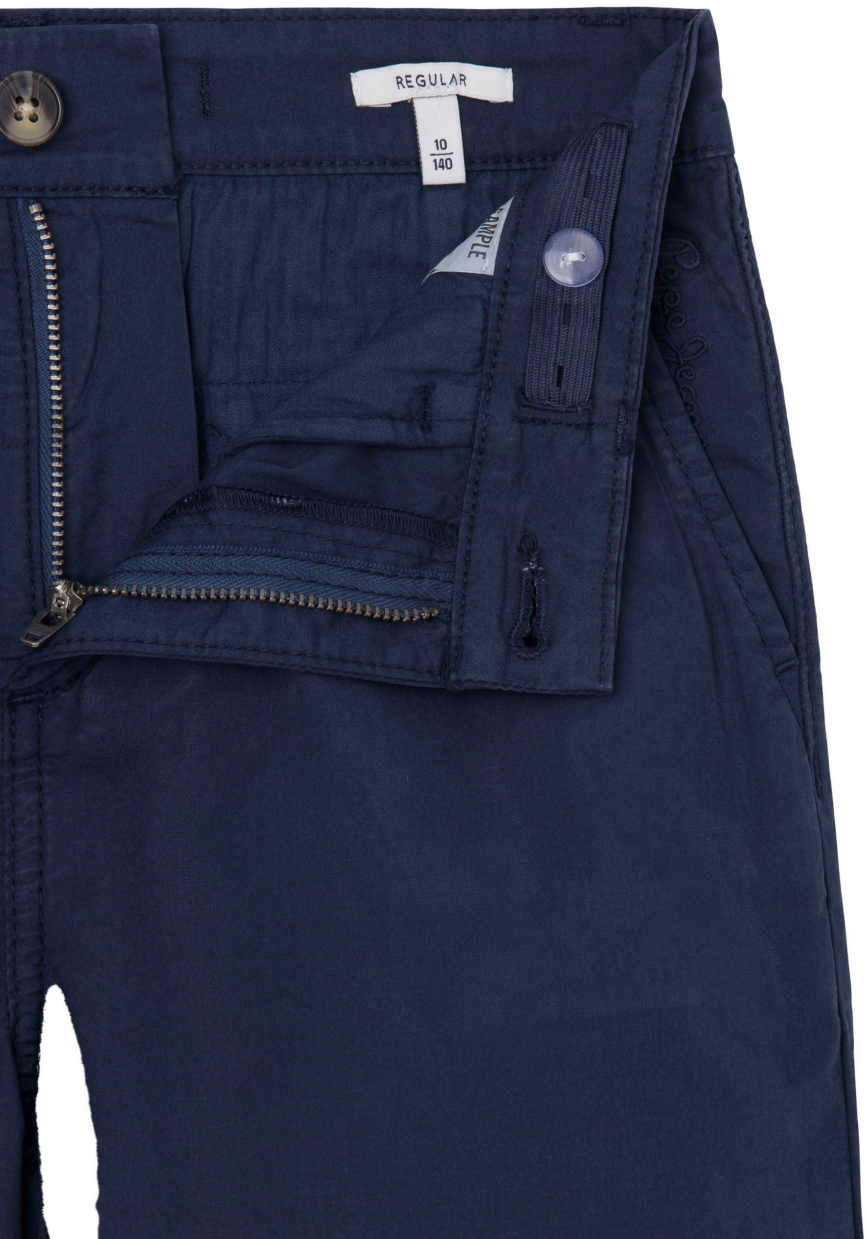 Pepe Jeans Short met ton-in-ton logo-opdruk