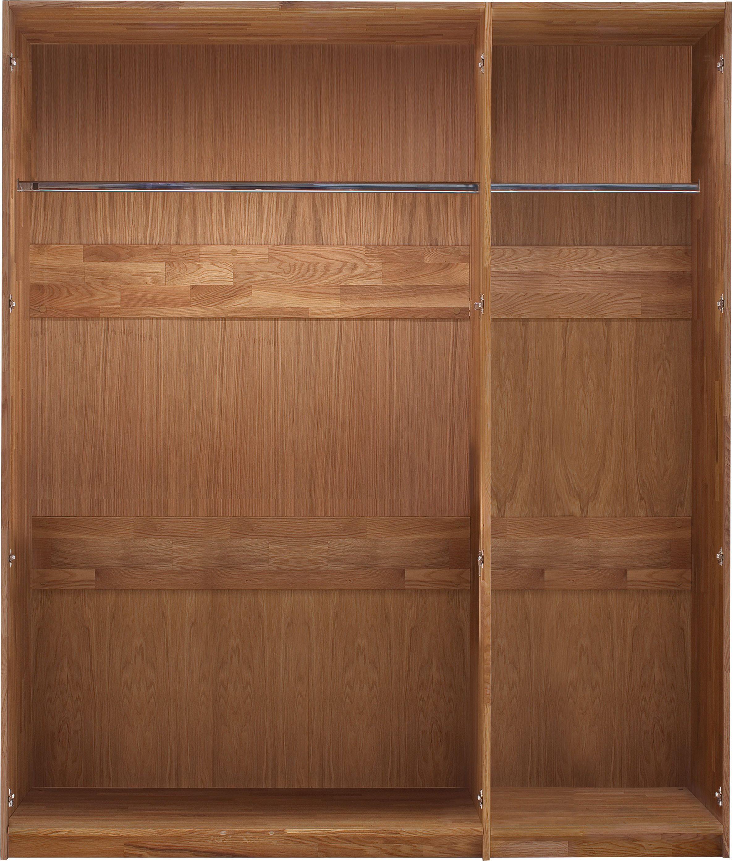 Home affaire Draaideurkast Chamara van massief eikenhout, in verschillende breedten, hoogte 218 cm