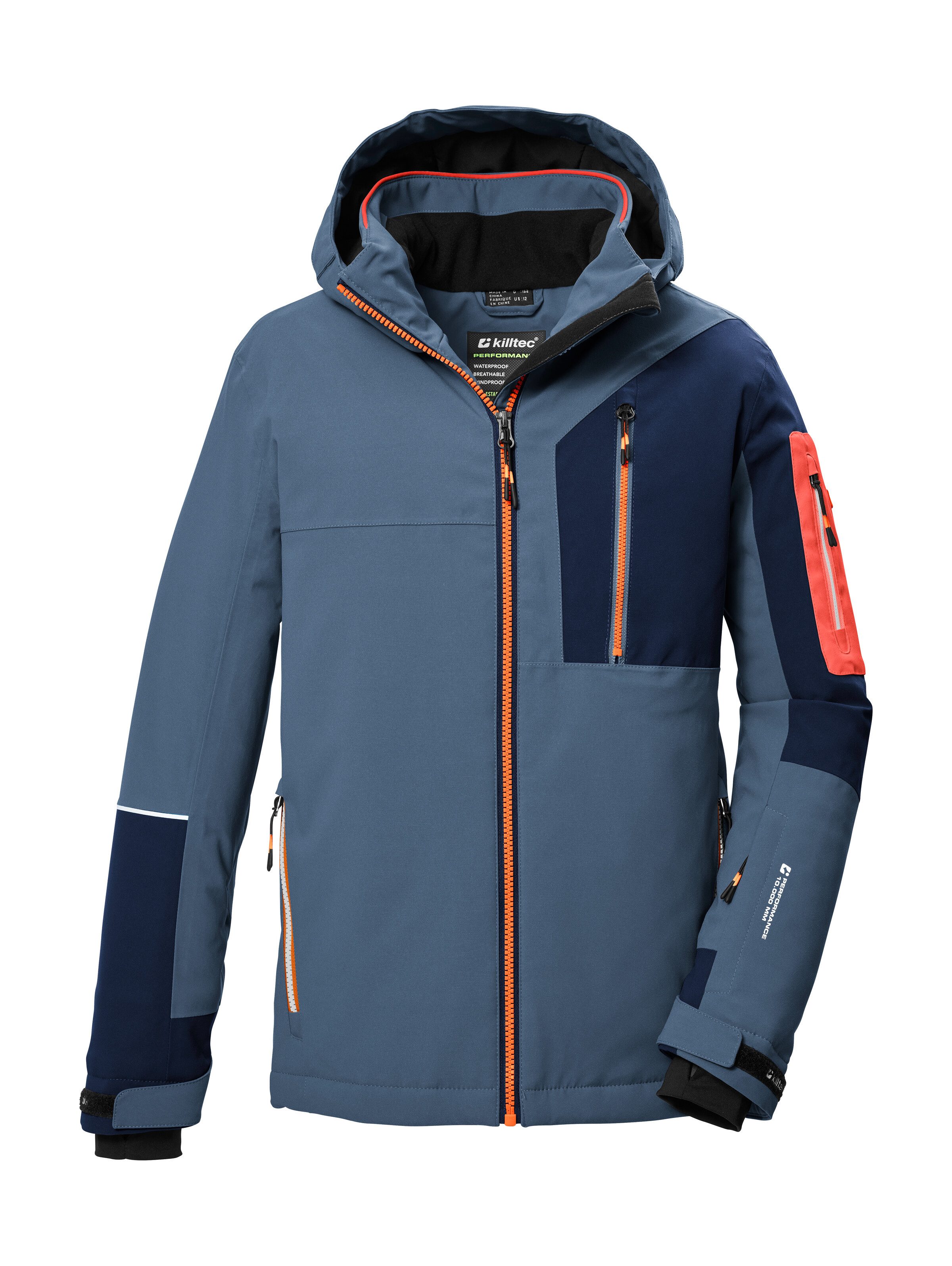 Killtec Ski-jack KSW 391 BYS SKI JCKT kinderen outdoorjassen maat 176 blauw